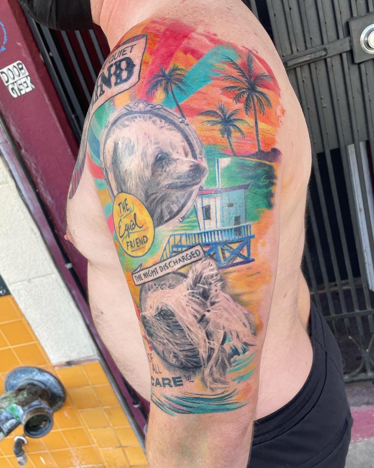 Tattoo by @mez_love_tattoos — realism, watercolor