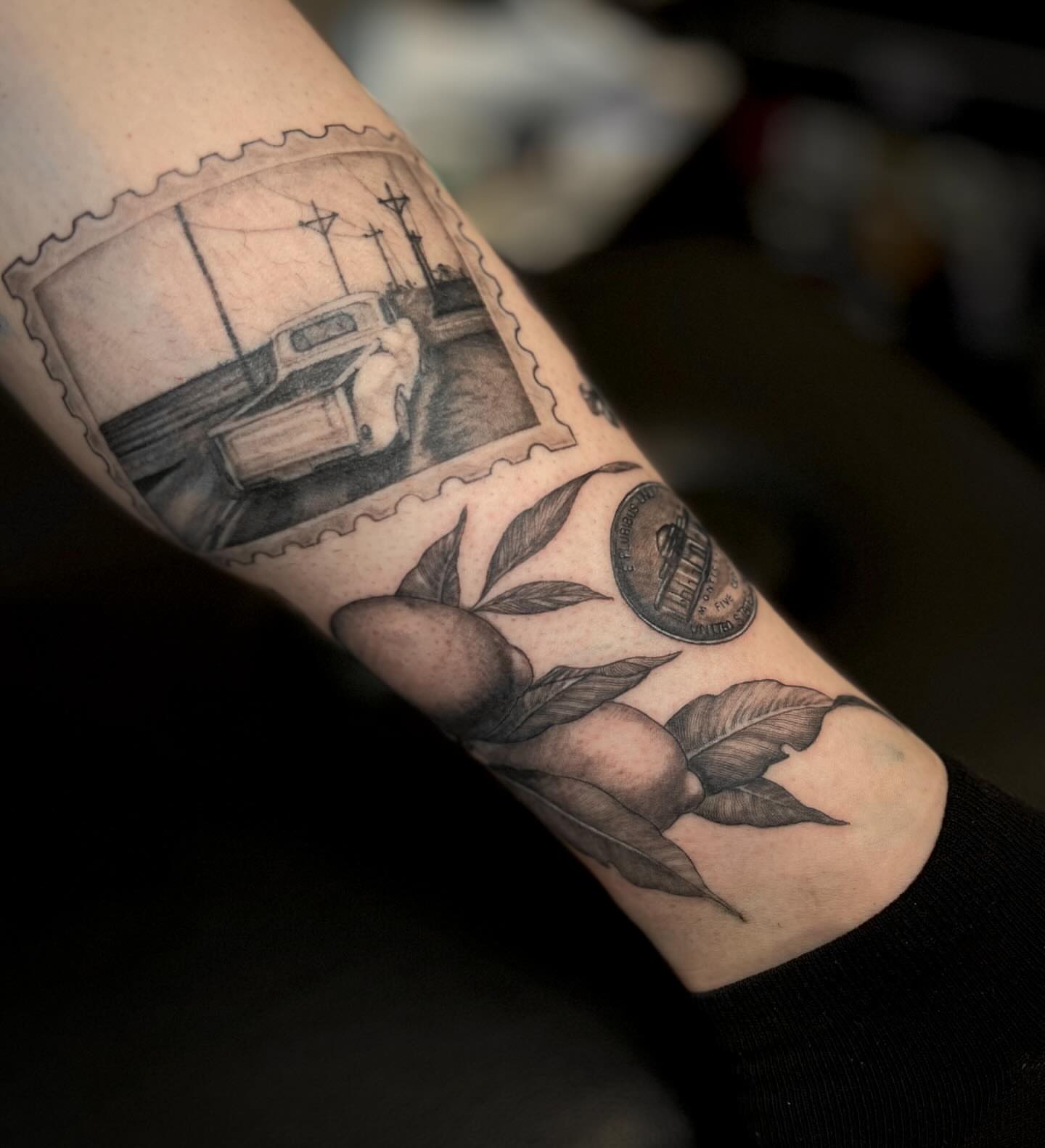 Tattoo by @katlyne_j — black_and_grey, realism