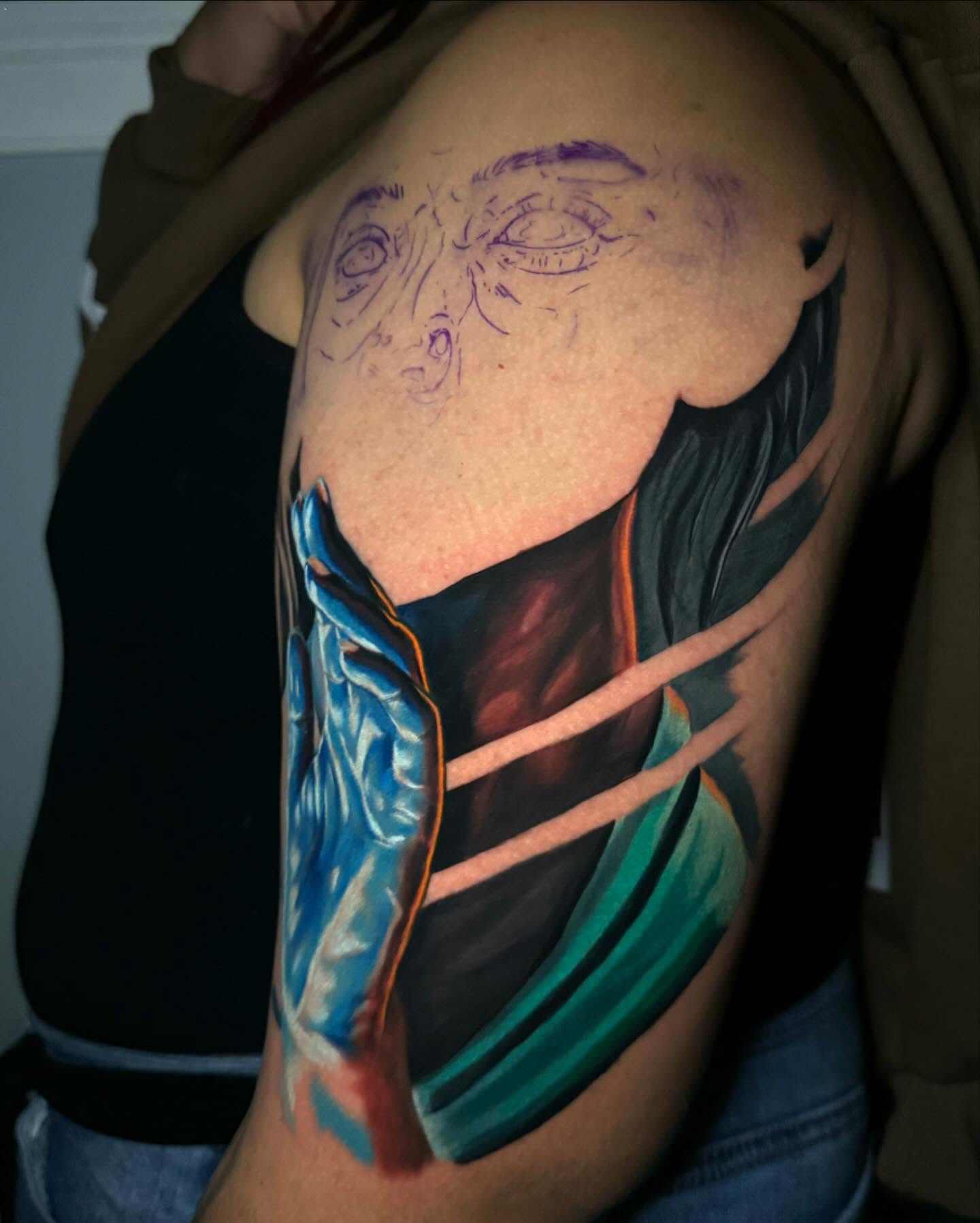 Tattoo by @inexortattoos — realism, dark_realism