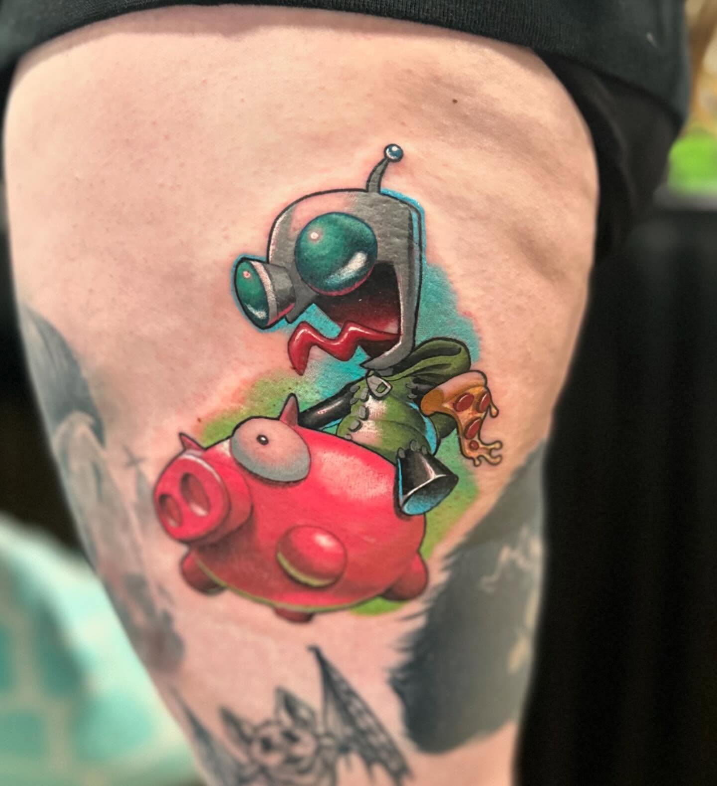 Tattoo by @mikey_ruck — new_school, illustrative