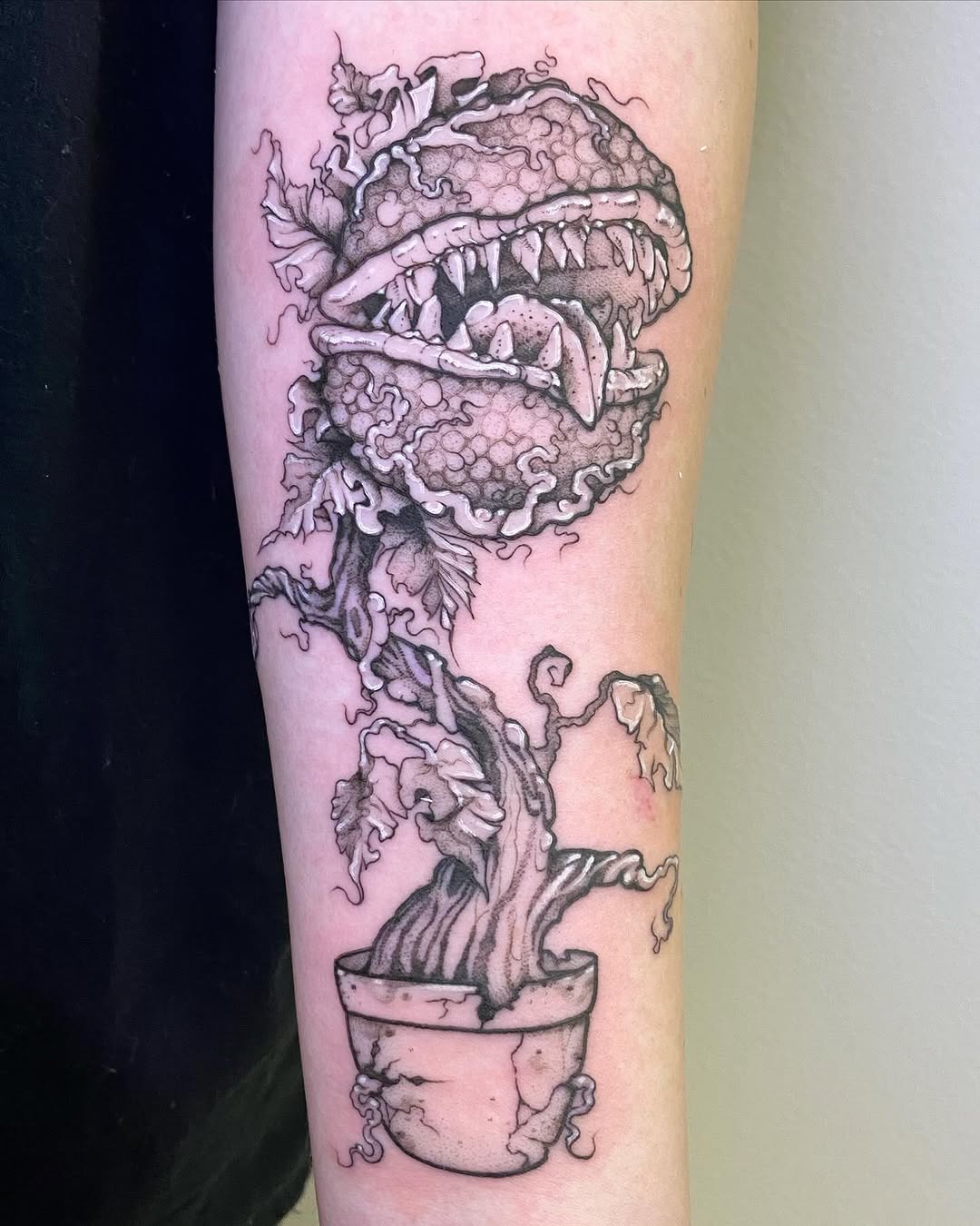 Tattoo by @tattoosbycameronj — illustrative, black_and_grey