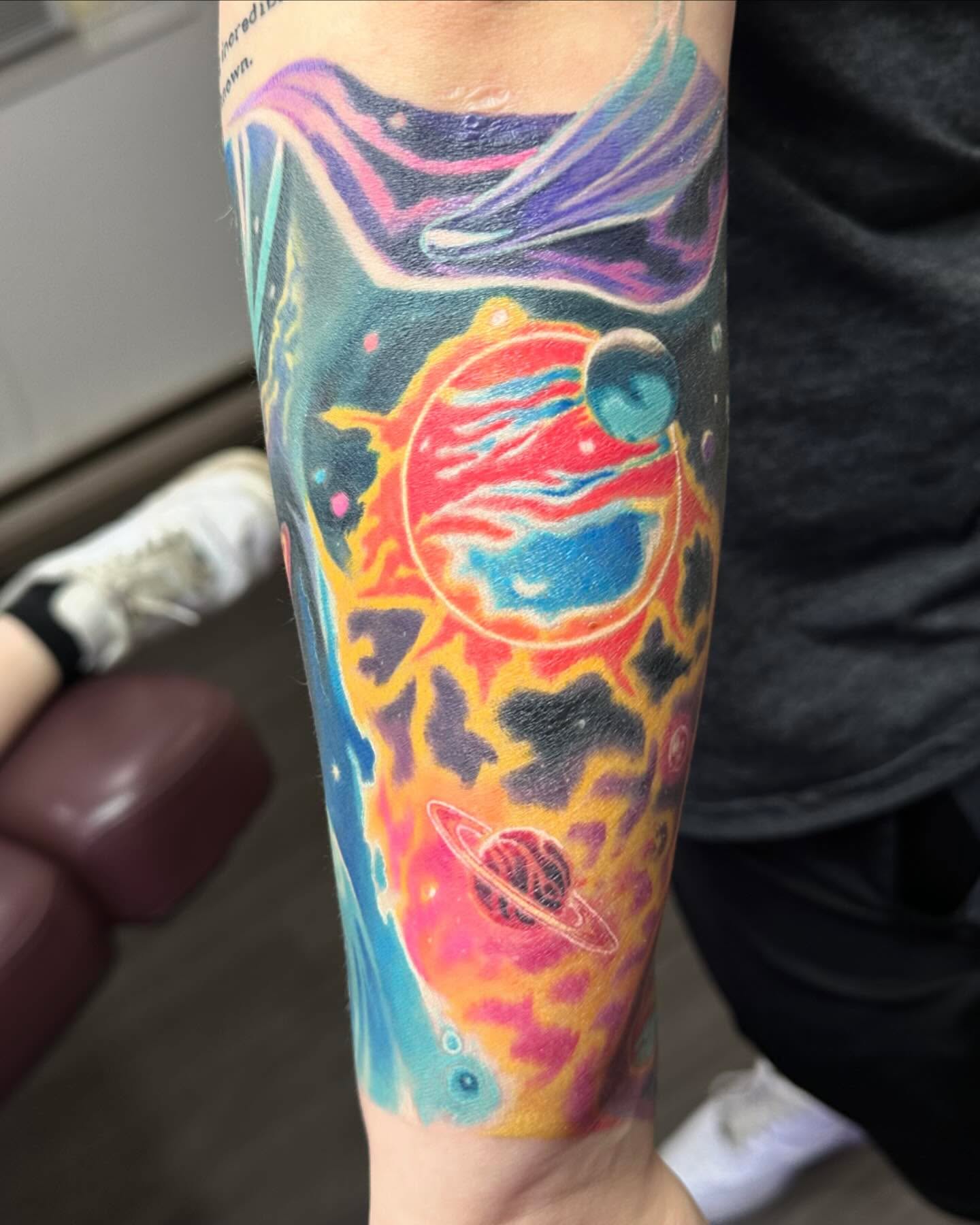 Tattoo by @oscarariastattoos — new_school, surrealism