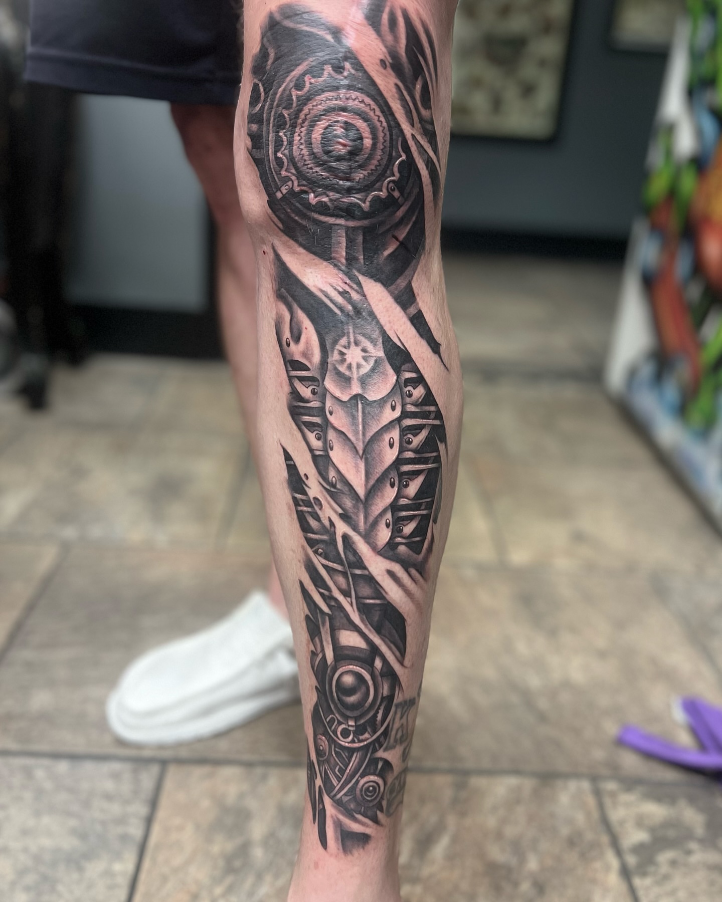 Tattoo by @leftycolbert_official — geometric