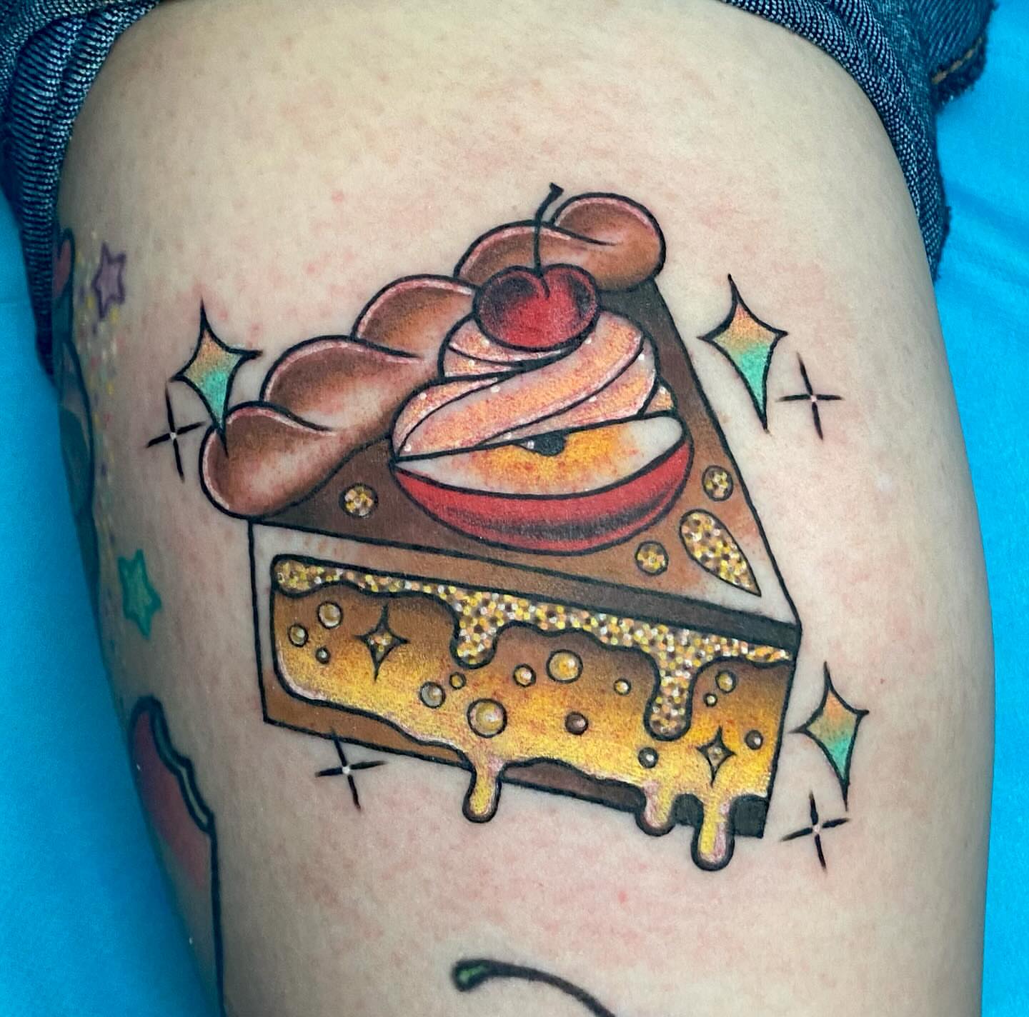 Tattoo by @virginiasamtattoo — new_school