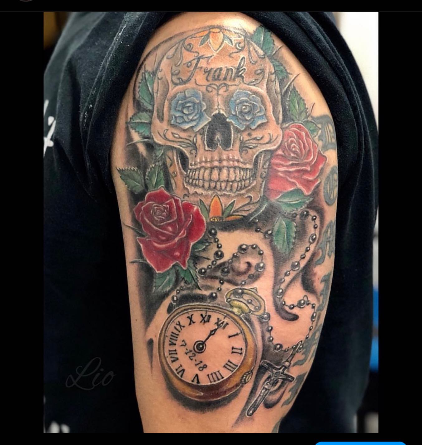 Tattoo by @artedlio — american_traditional, realism