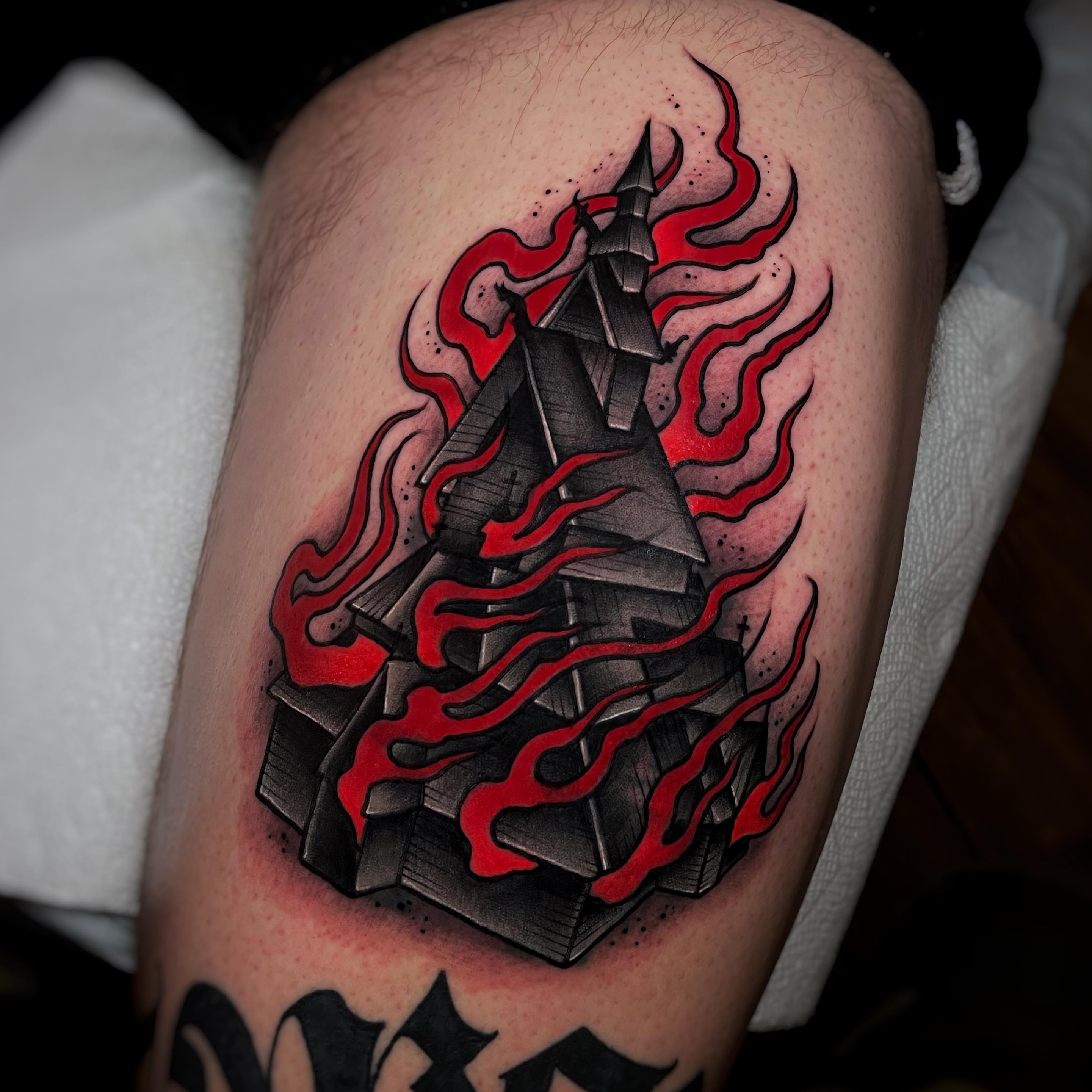 Tattoo by @ickabrams — geometric, dark_realism