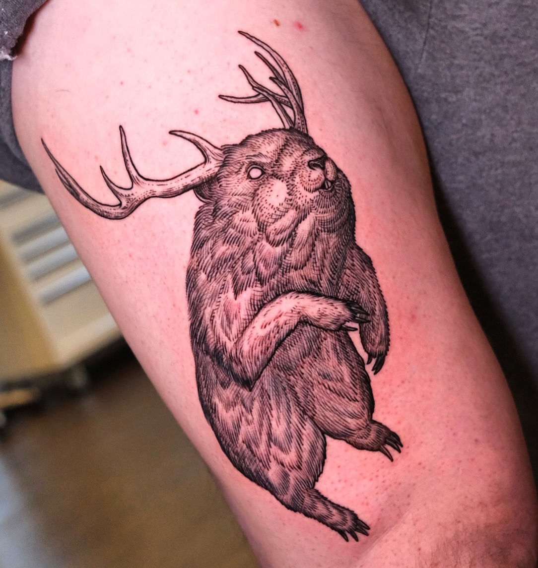 Tattoo by @tattoosbylandon — black_and_grey