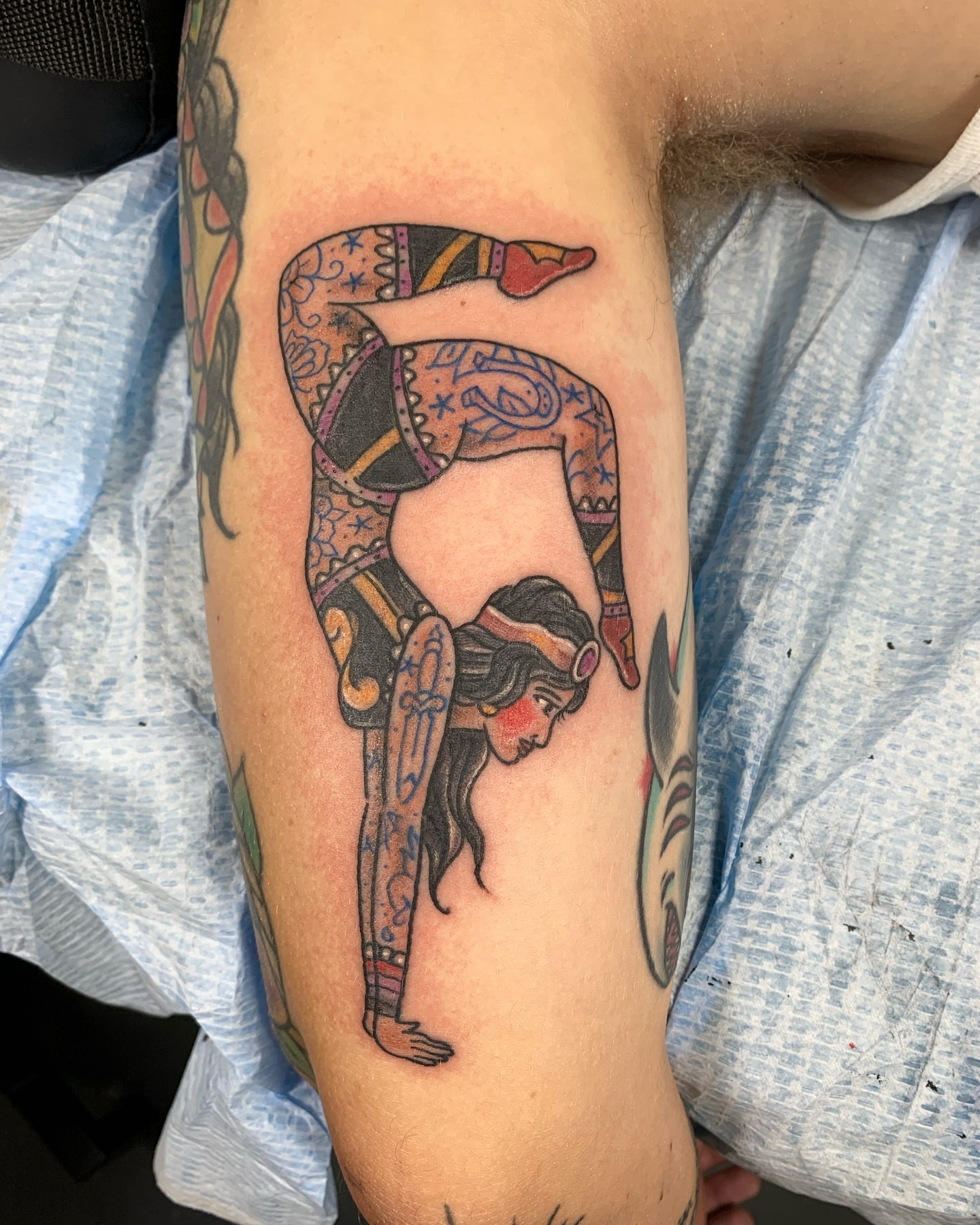 Tattoo by @ksupsic — american_traditional, dotwork