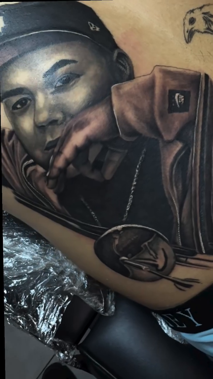 Tattoo by @inktherapy916 — realism, black_and_grey