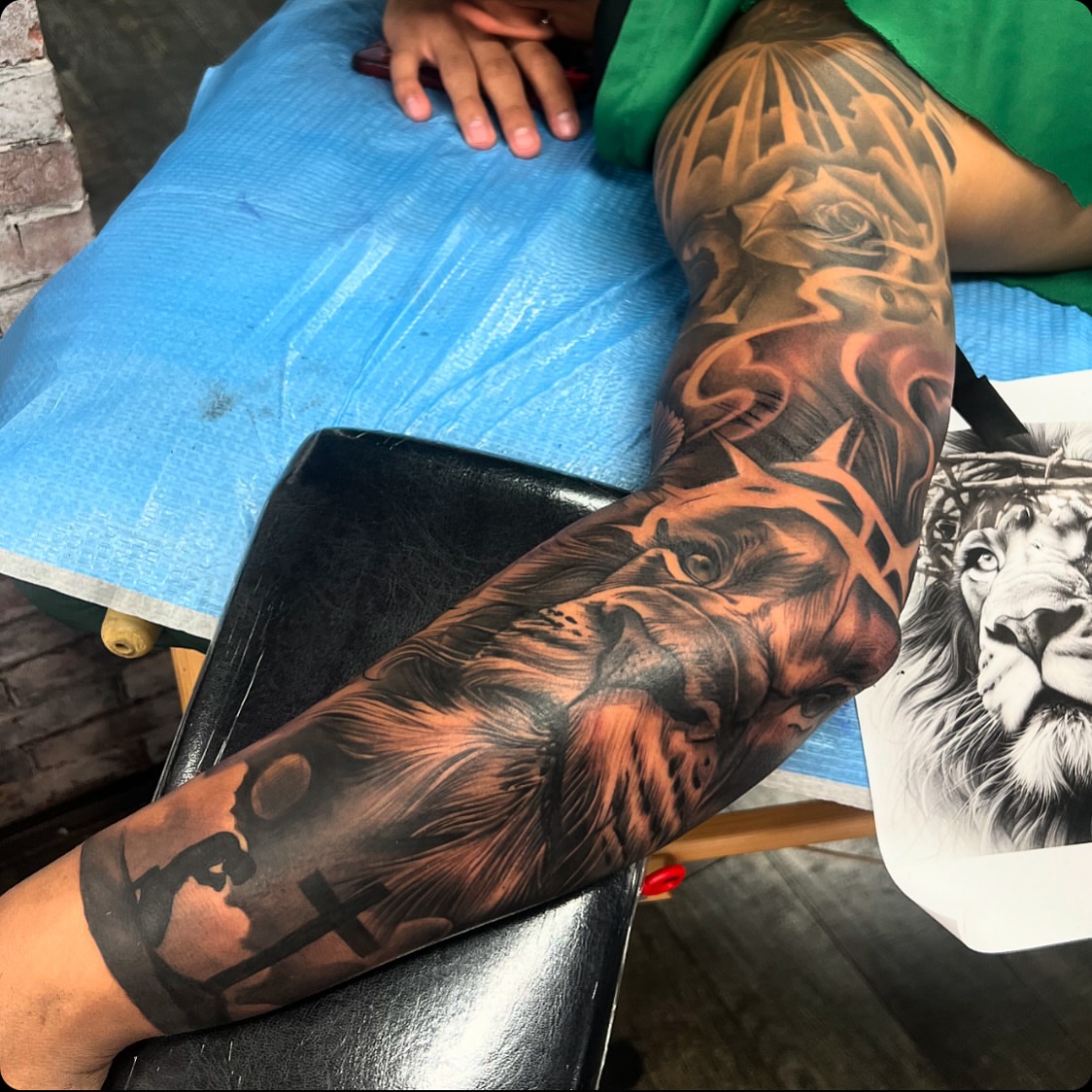 Tattoo by @juliocalderonart — realism, dark_realism