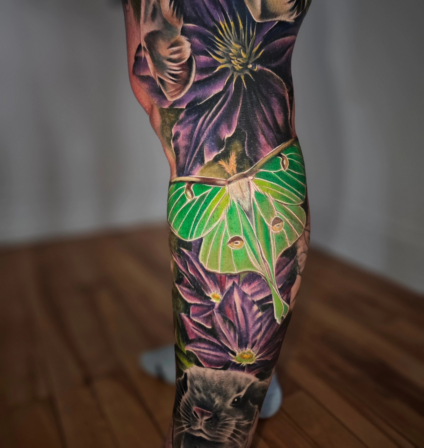Tattoo by @foxfiretattoos β realism, dotwork