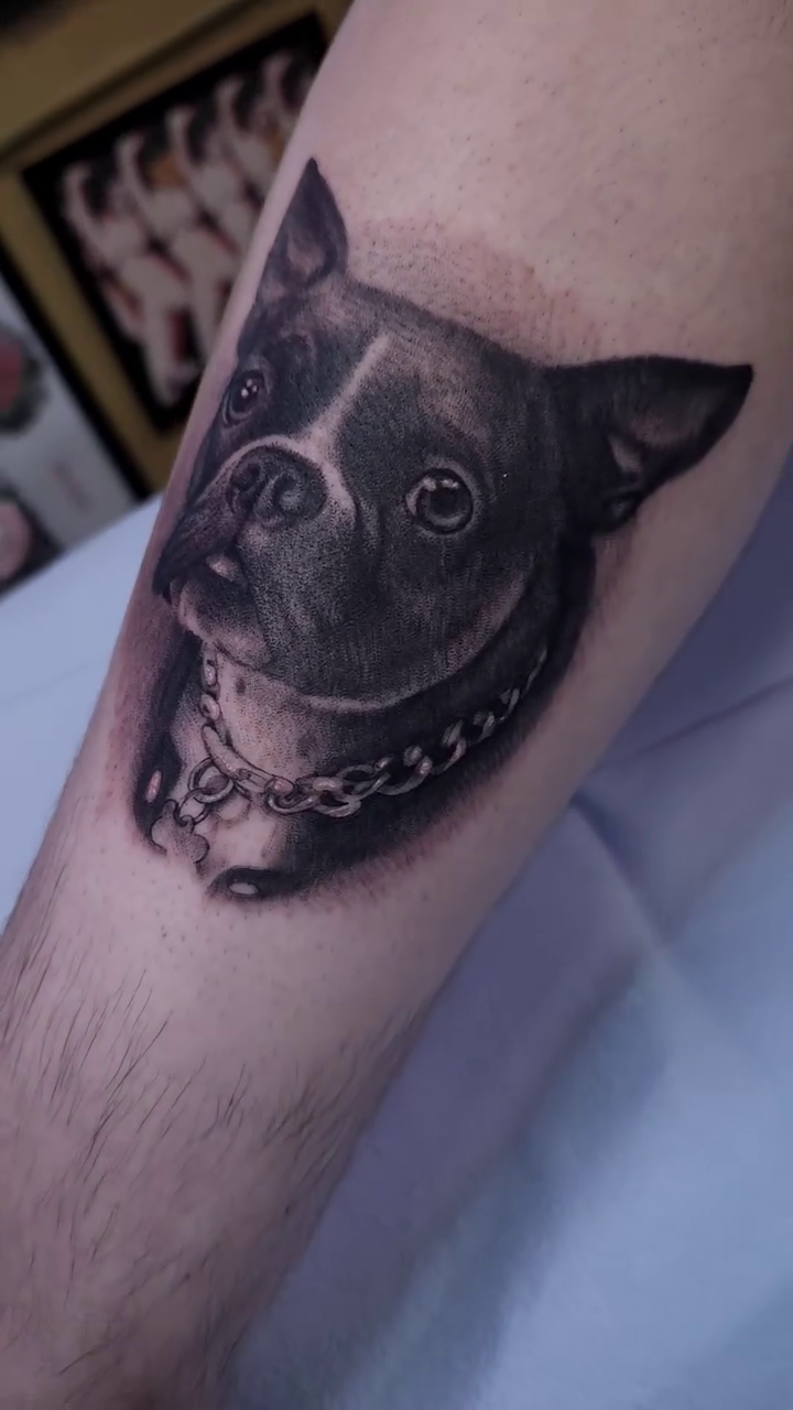 Tattoo by @jordanallredart — realism, black_and_grey