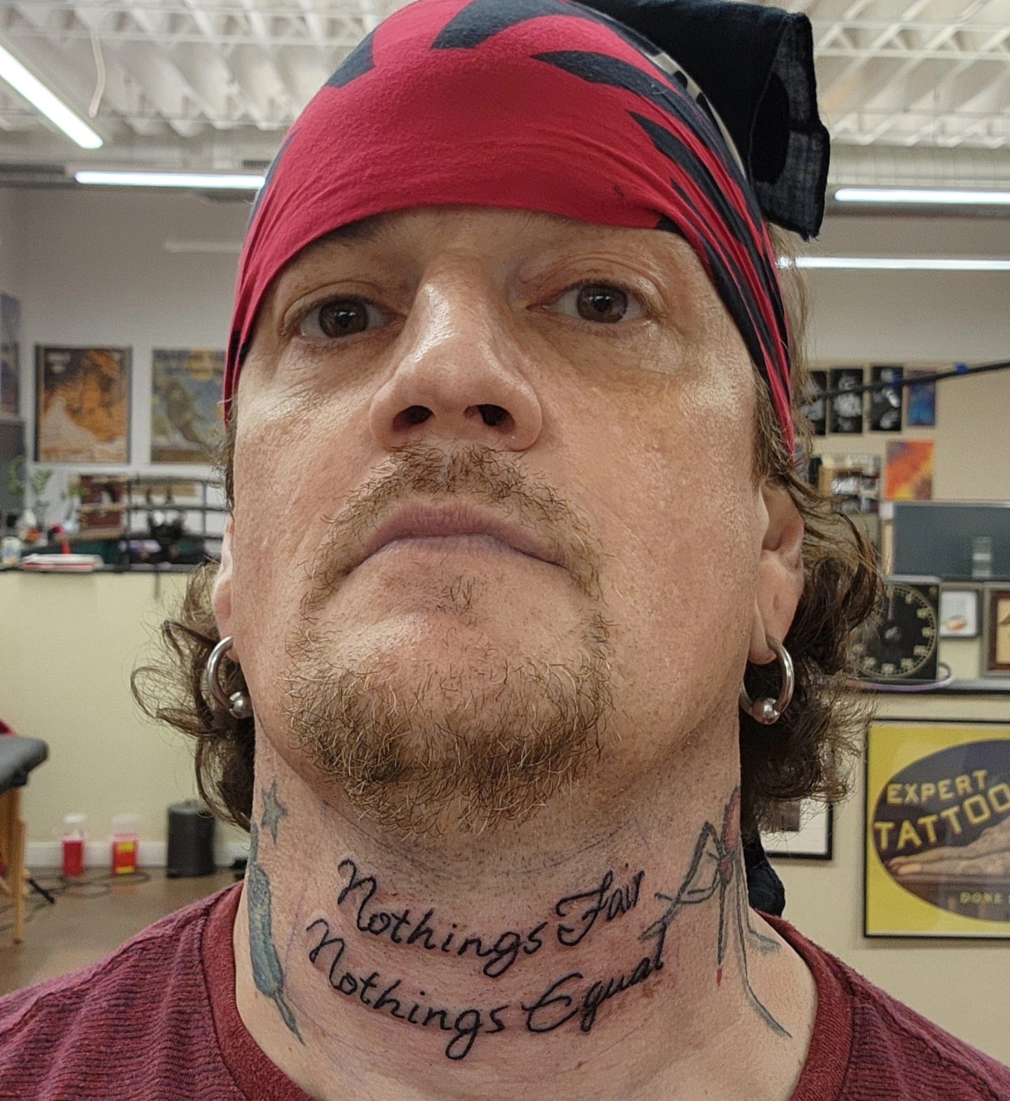 Script lettering lettering script tattoo on the neck by @thedevilspaintbrush_