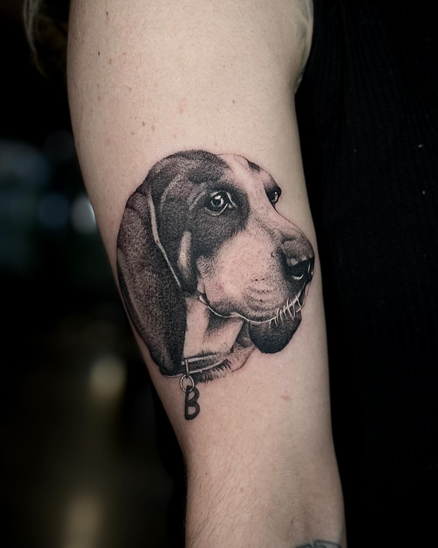 Tattoo by @owens_tattoos — dotwork, realism