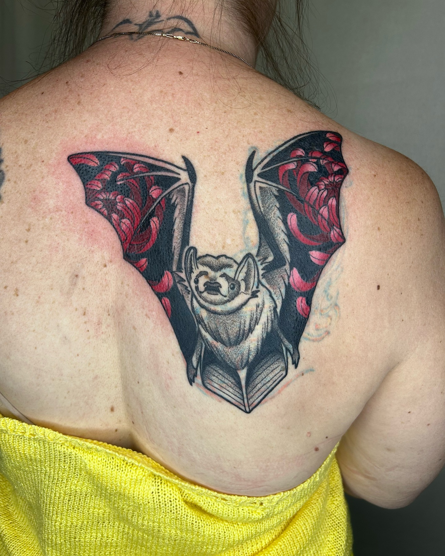 Tattoo by @cicadanymph — black_and_grey