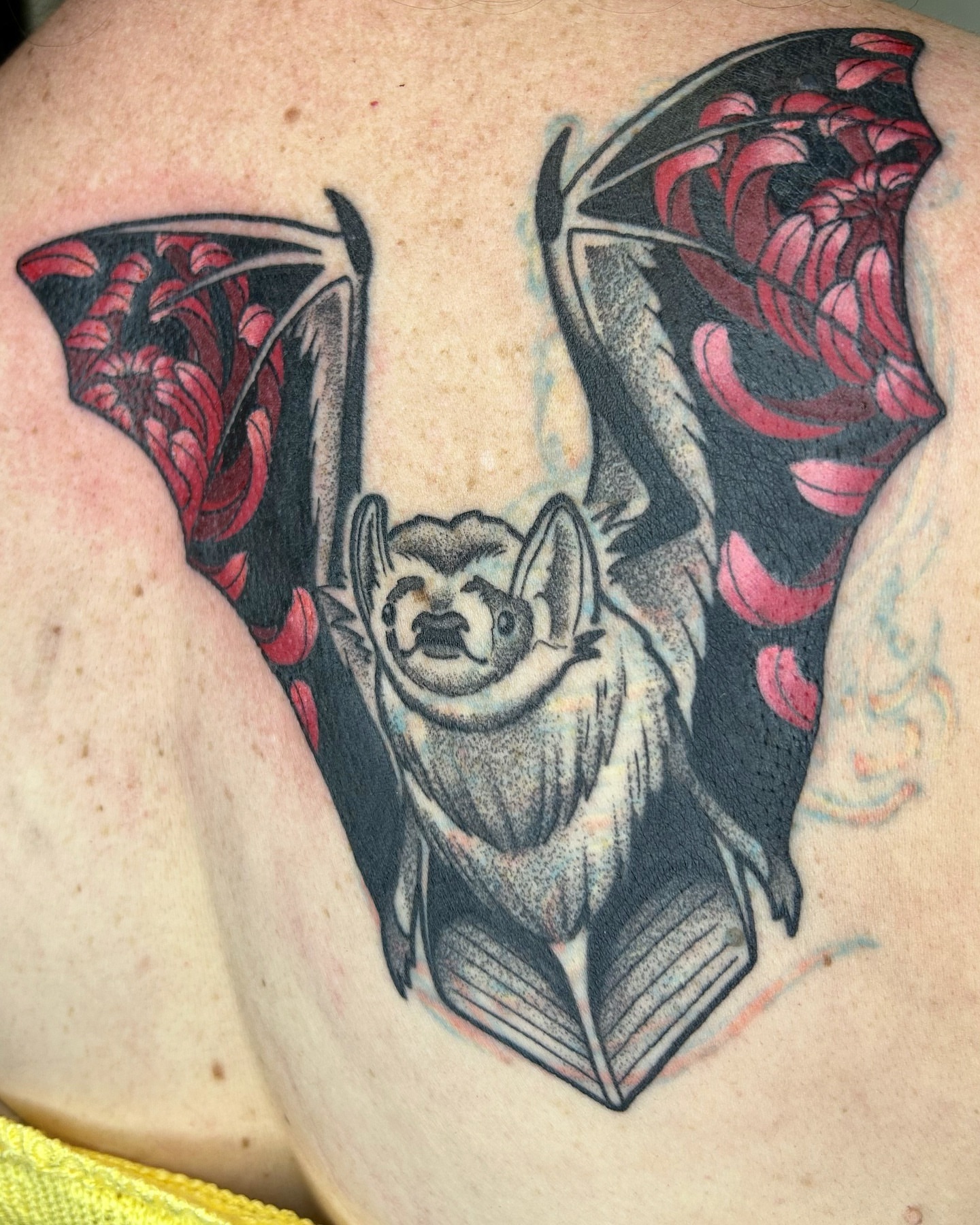 Tattoo by @cicadanymph — american_traditional, dotwork