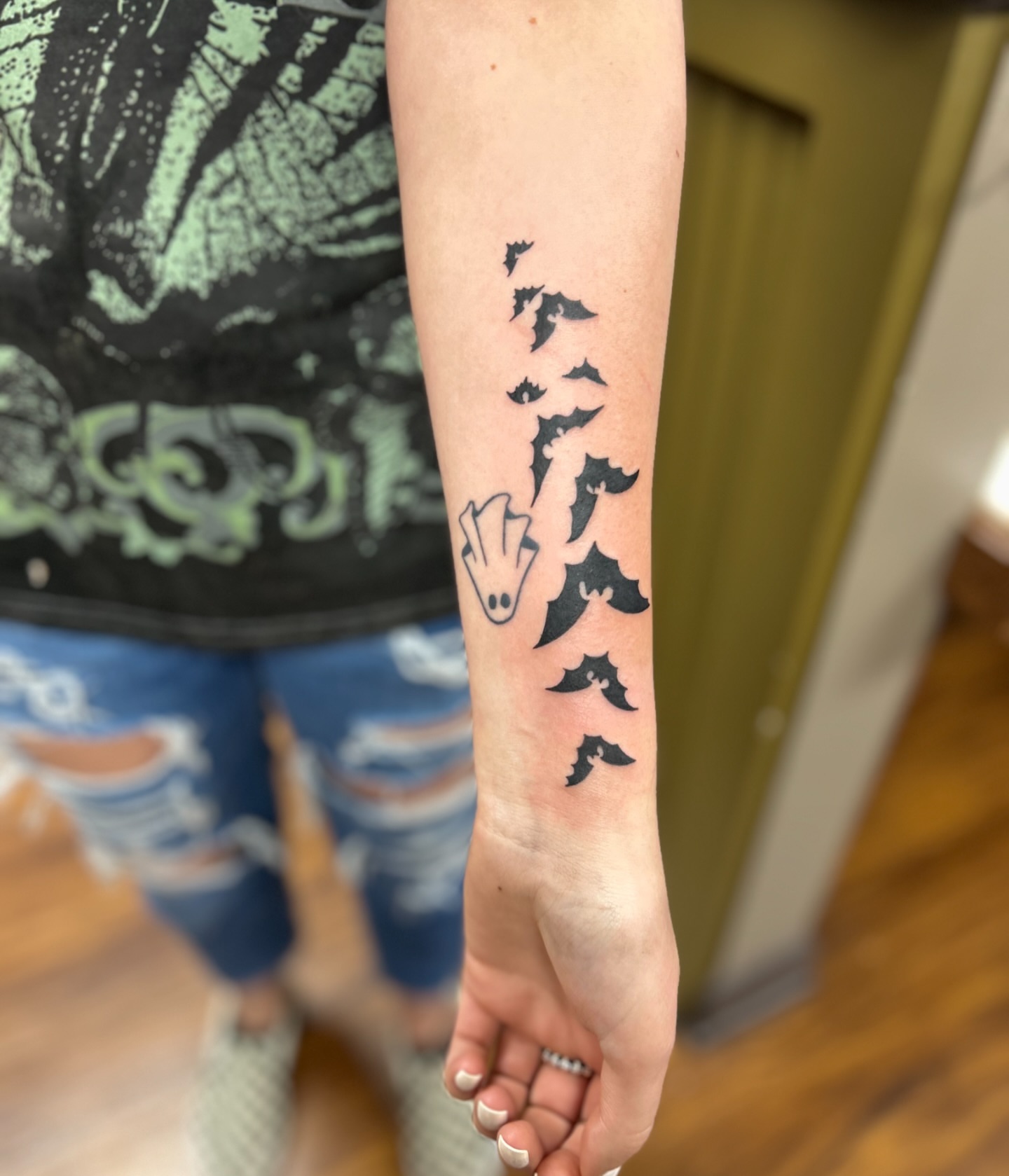 Tattoo by @brittanytattoome — black_and_grey