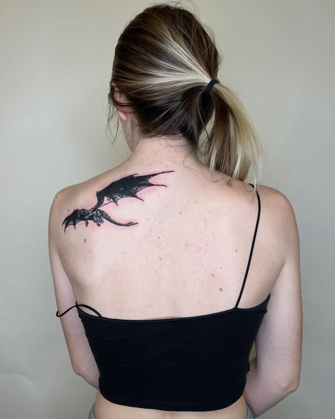 Tattoo by @telephonepole2 — blackwork