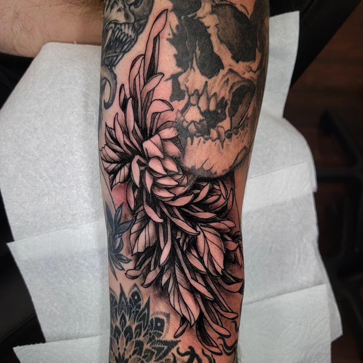 Tattoo by @jeremylaflammetattoos — black_and_grey, realism