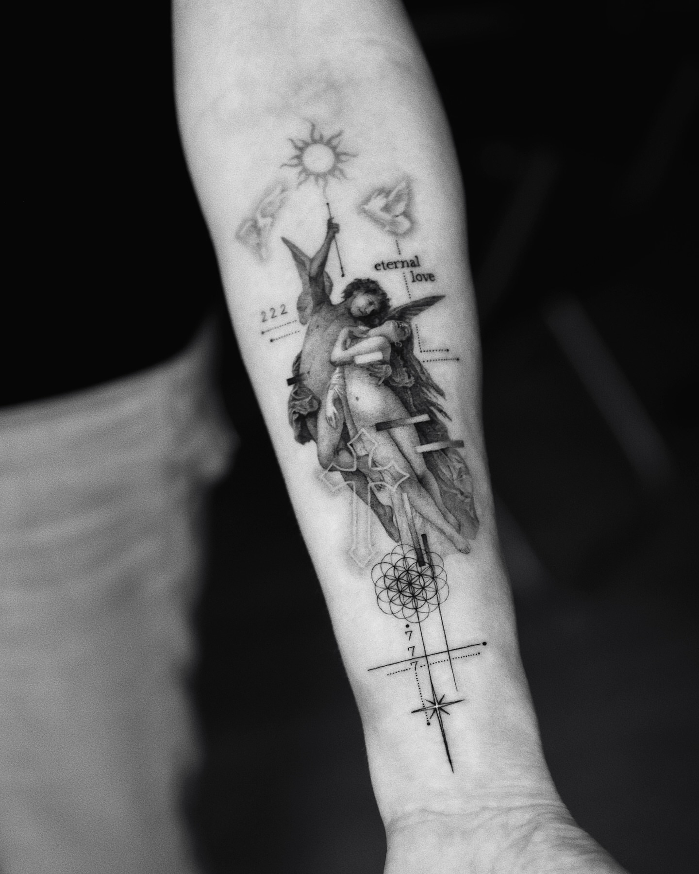 Tattoo by @gayitattoo — black_and_grey, realism