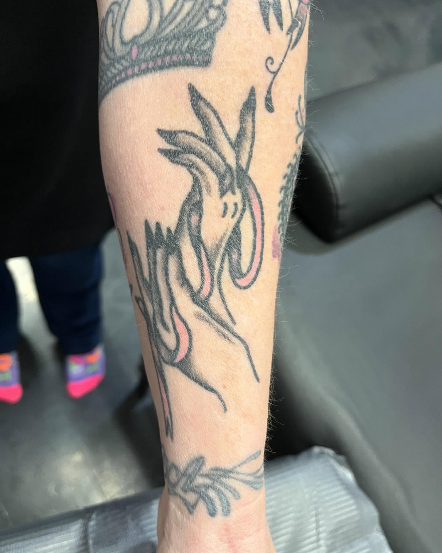 Tattoo by @nikkonyce — black_and_grey