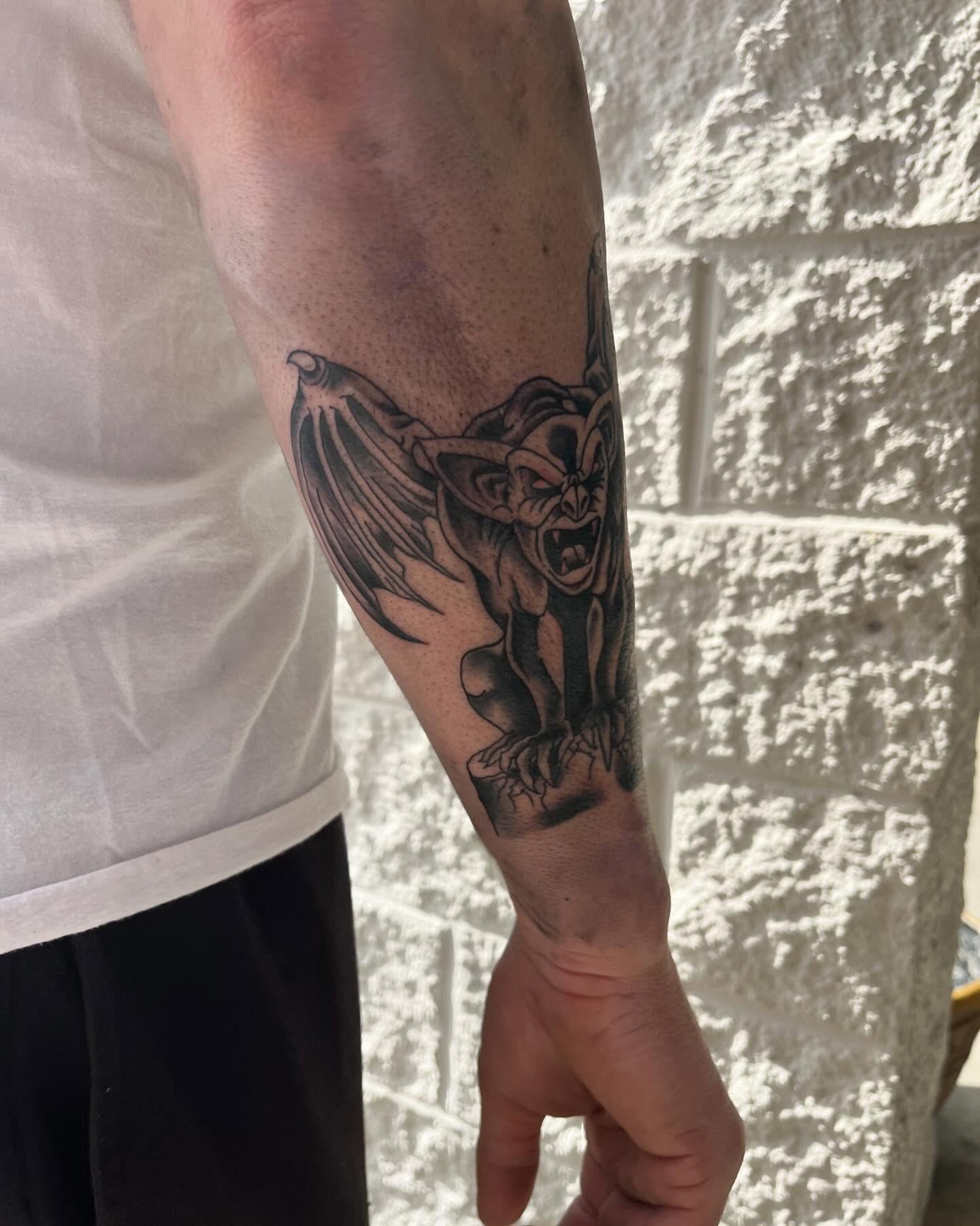Tattoo by @nikkonyce — black_and_grey
