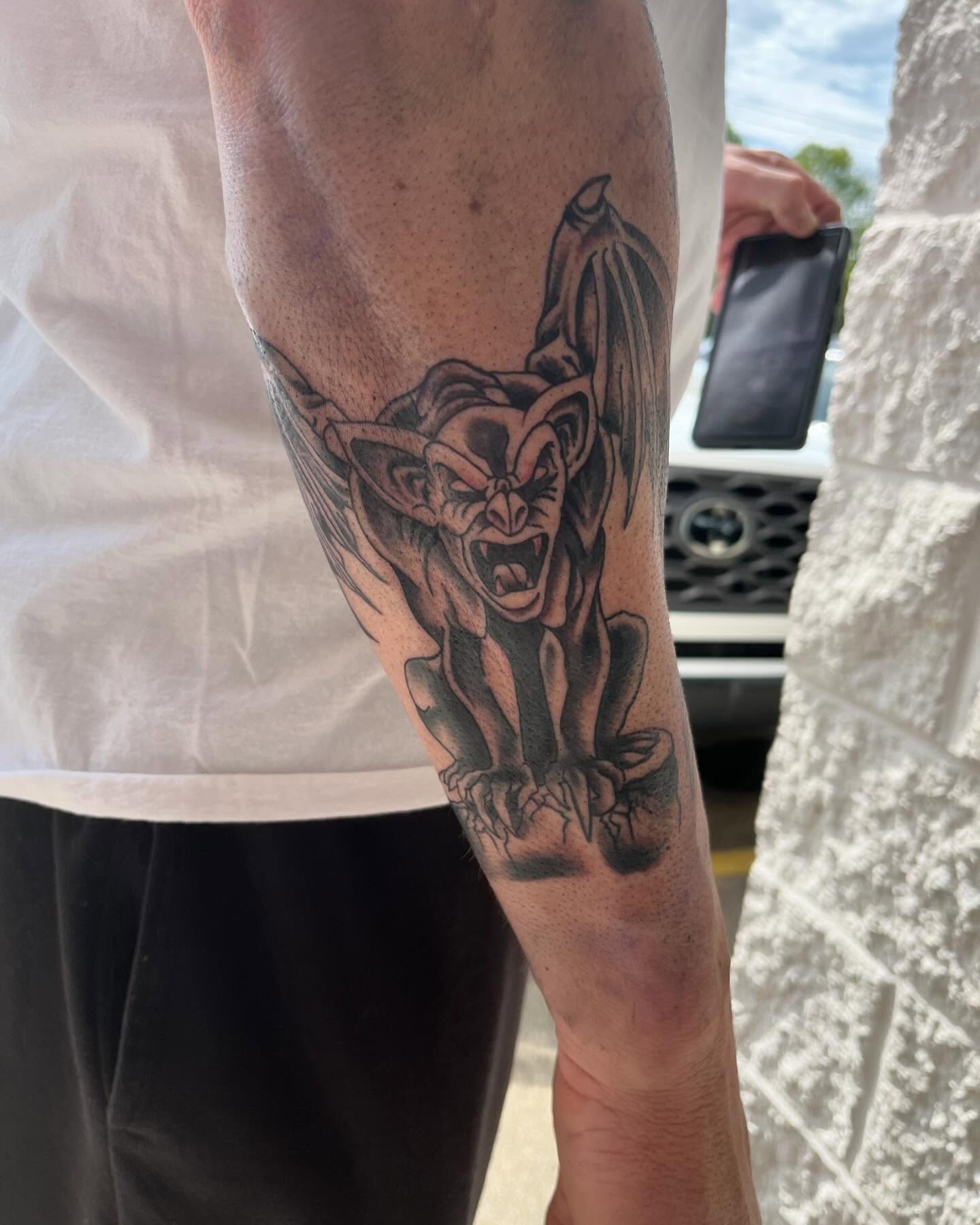 Tattoo by @nikkonyce — black_and_grey