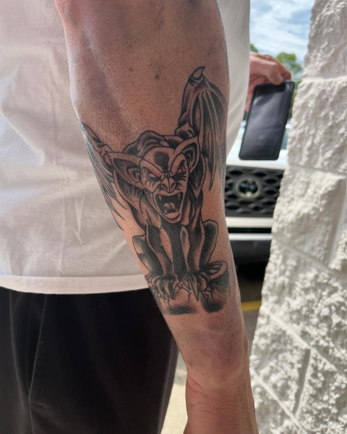 Tattoo by @nikkonyce — black_and_grey