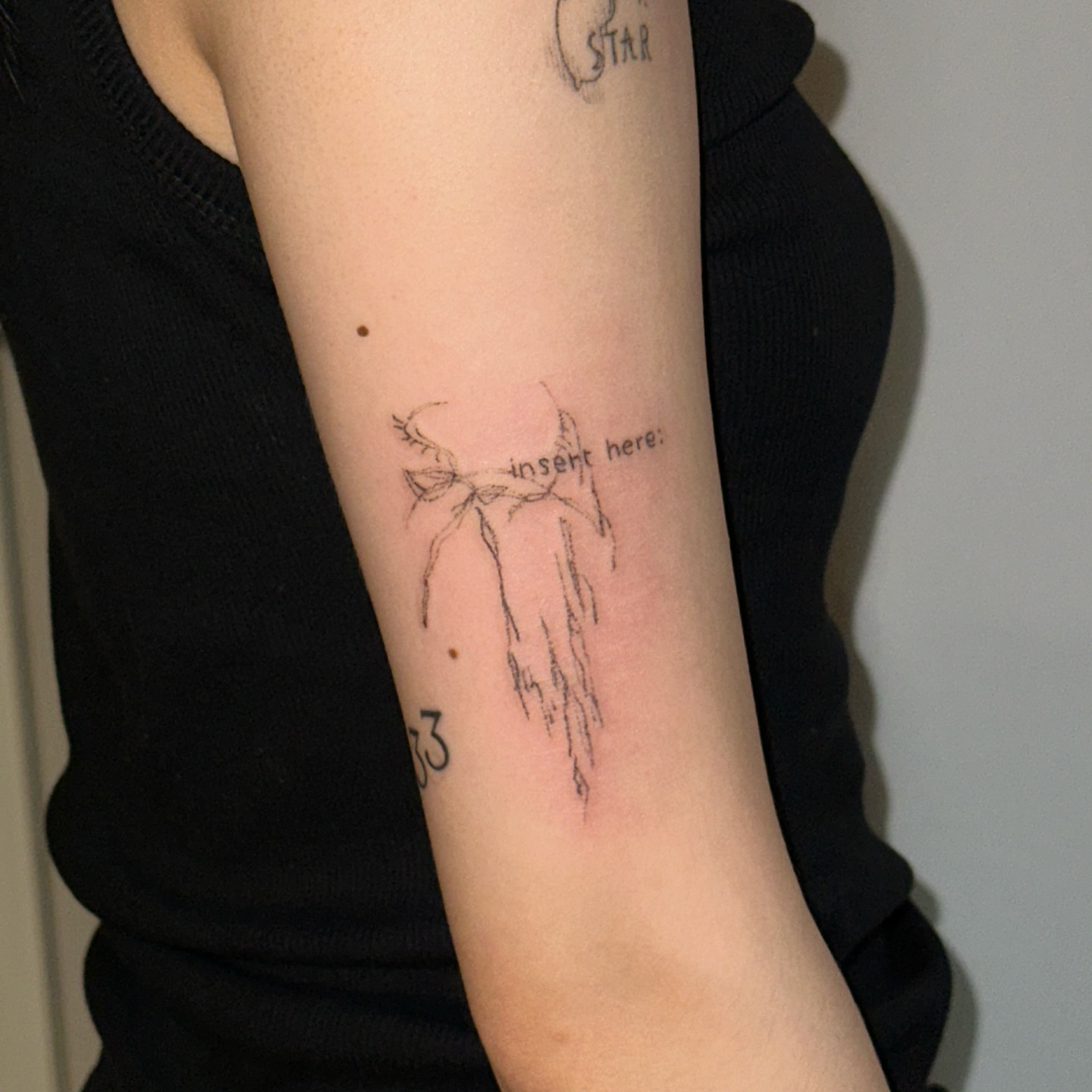Tattoo by @011poke — fine_line