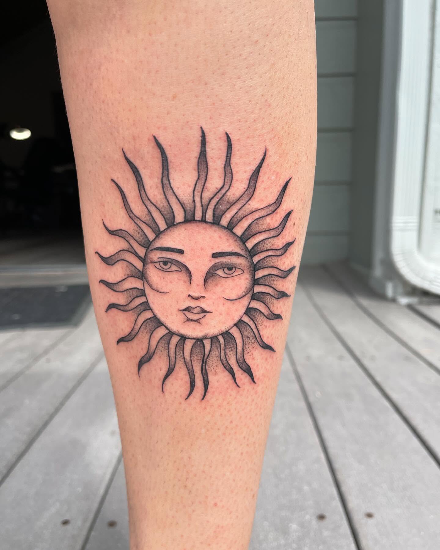 Tattoo by @snewbietattoos — dotwork, realism