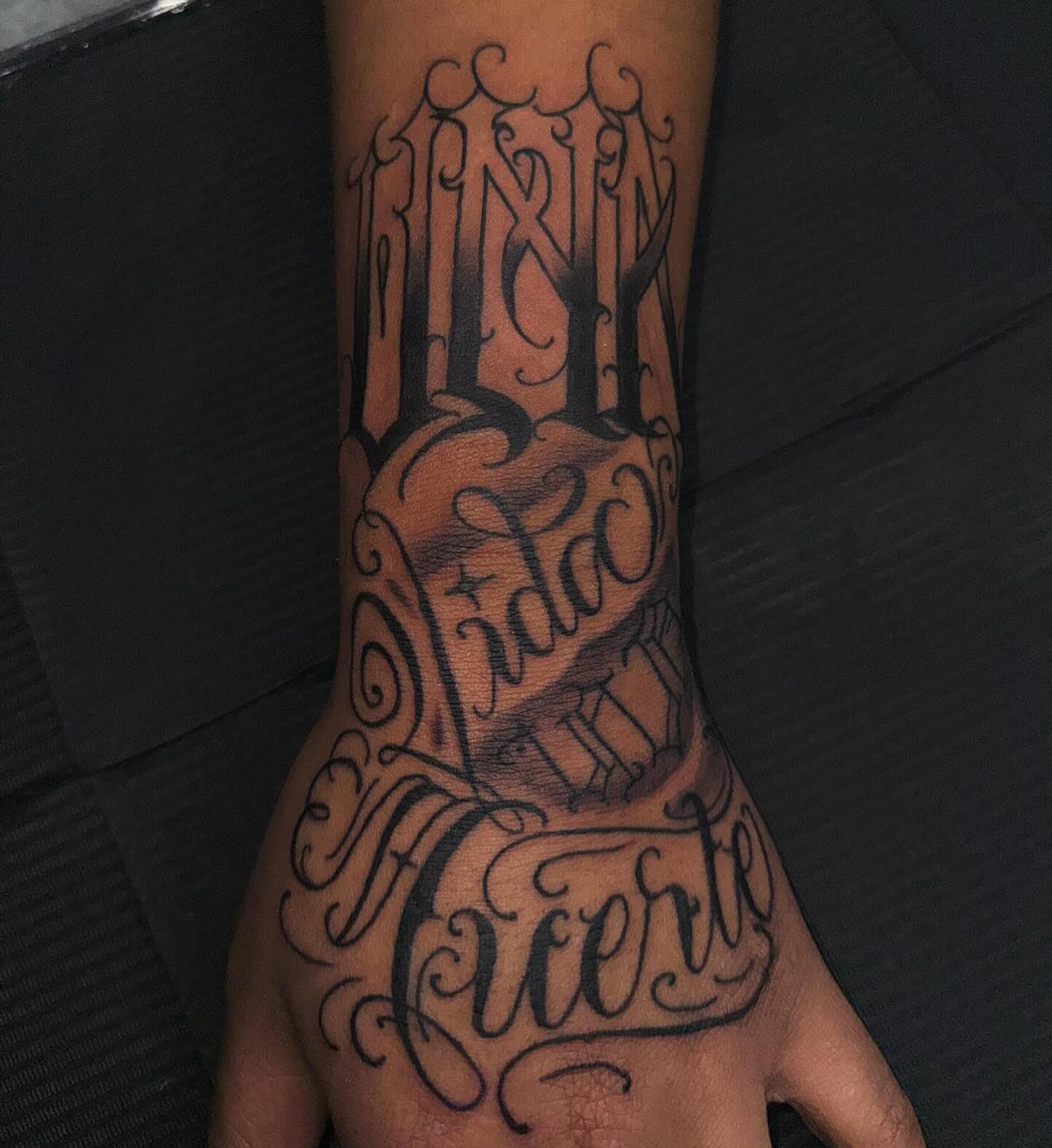Tattoo by @ridetheneedletattoos — lettering_script