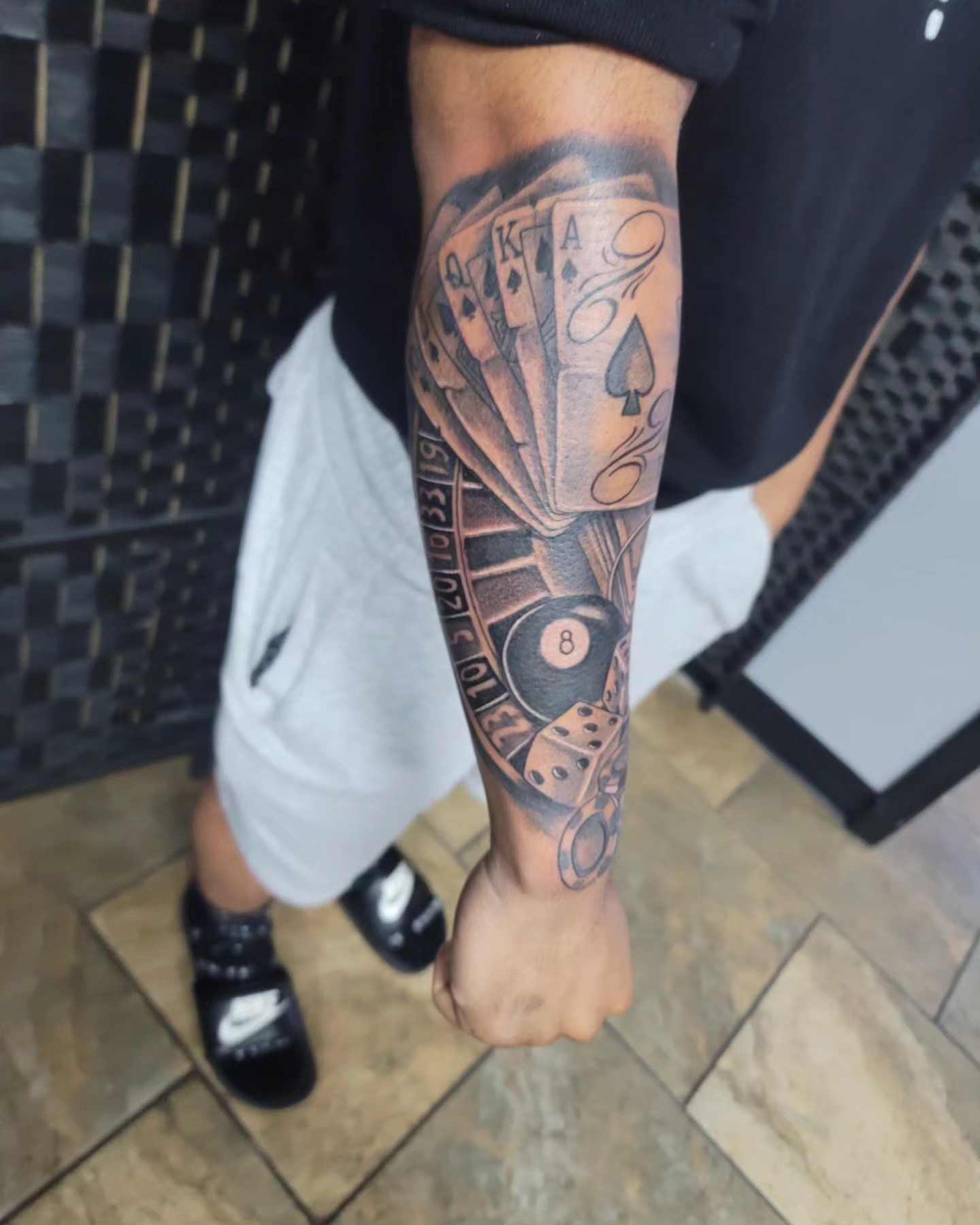 Tattoo by @bigcdotatts — black_and_grey