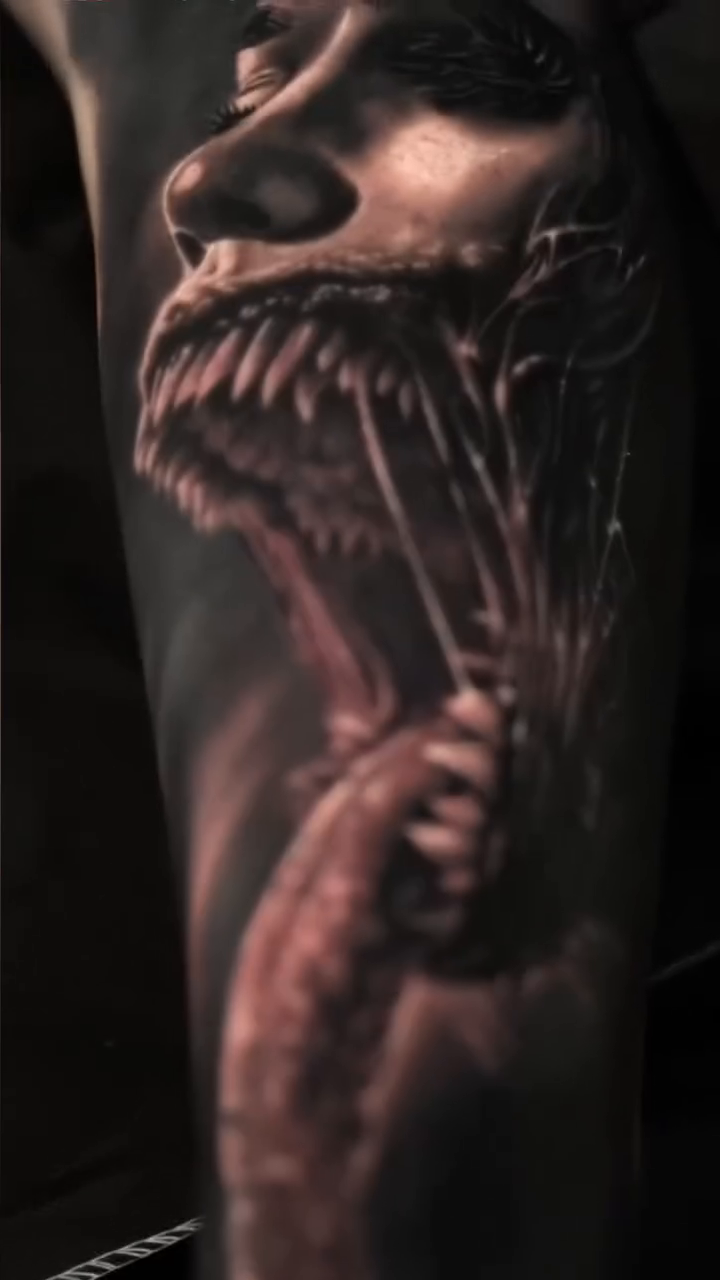 Demonic face and tentacles dark realism tattoo by ๐ญ๐ฎ๐ฐ๐ต๐ฎ๐ฟ๐ ๐ ๐ฒ๐ฑ๐ฏ๐ฒ๐ฟ๐