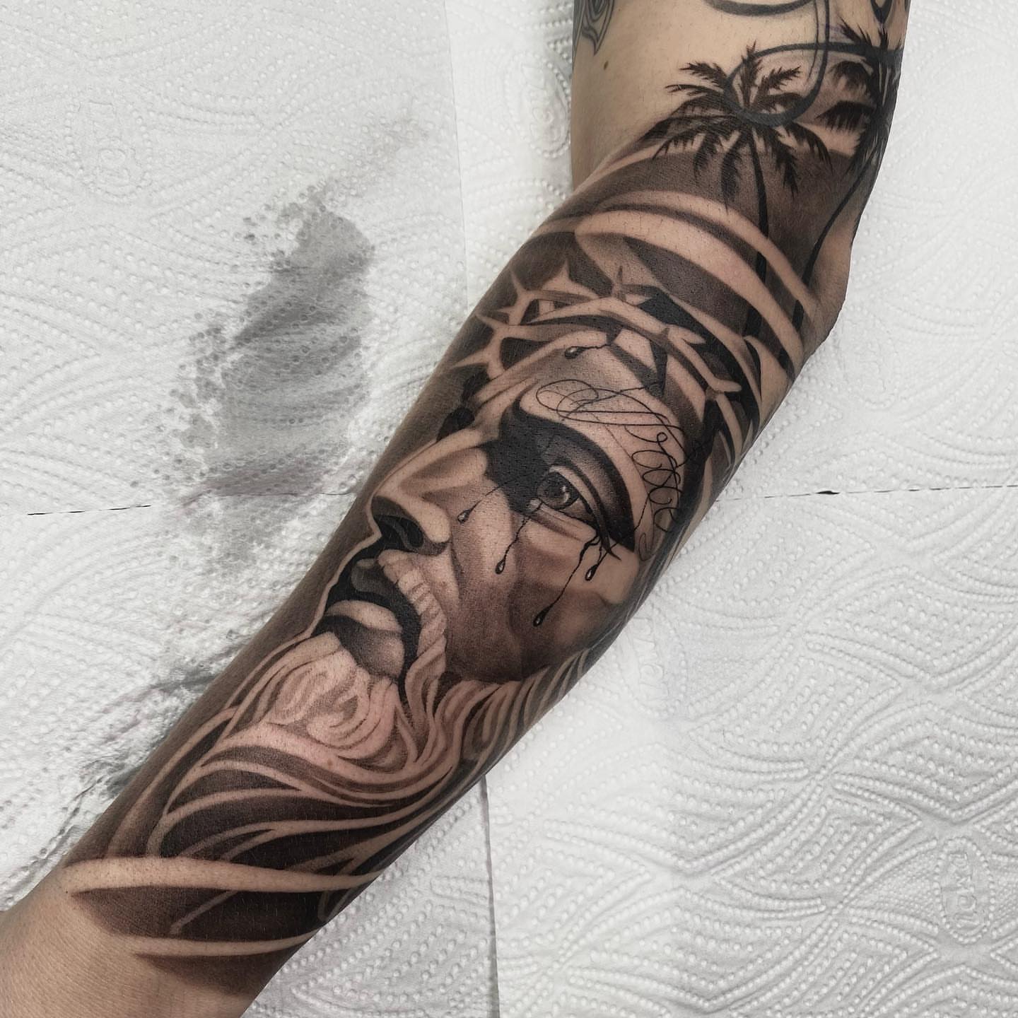 Tattoo by @vudi_tattoo — realism, dark_realism