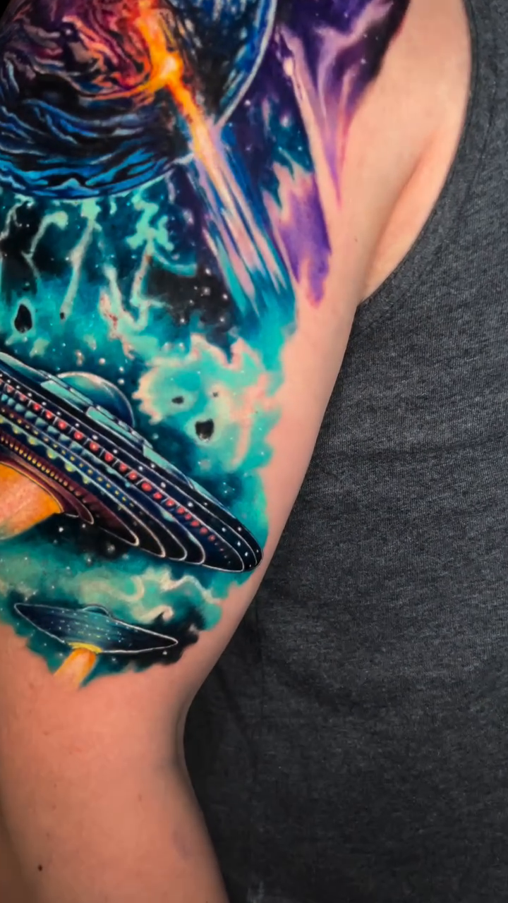 Tattoo by @timmyickestattooer — realism, new_school