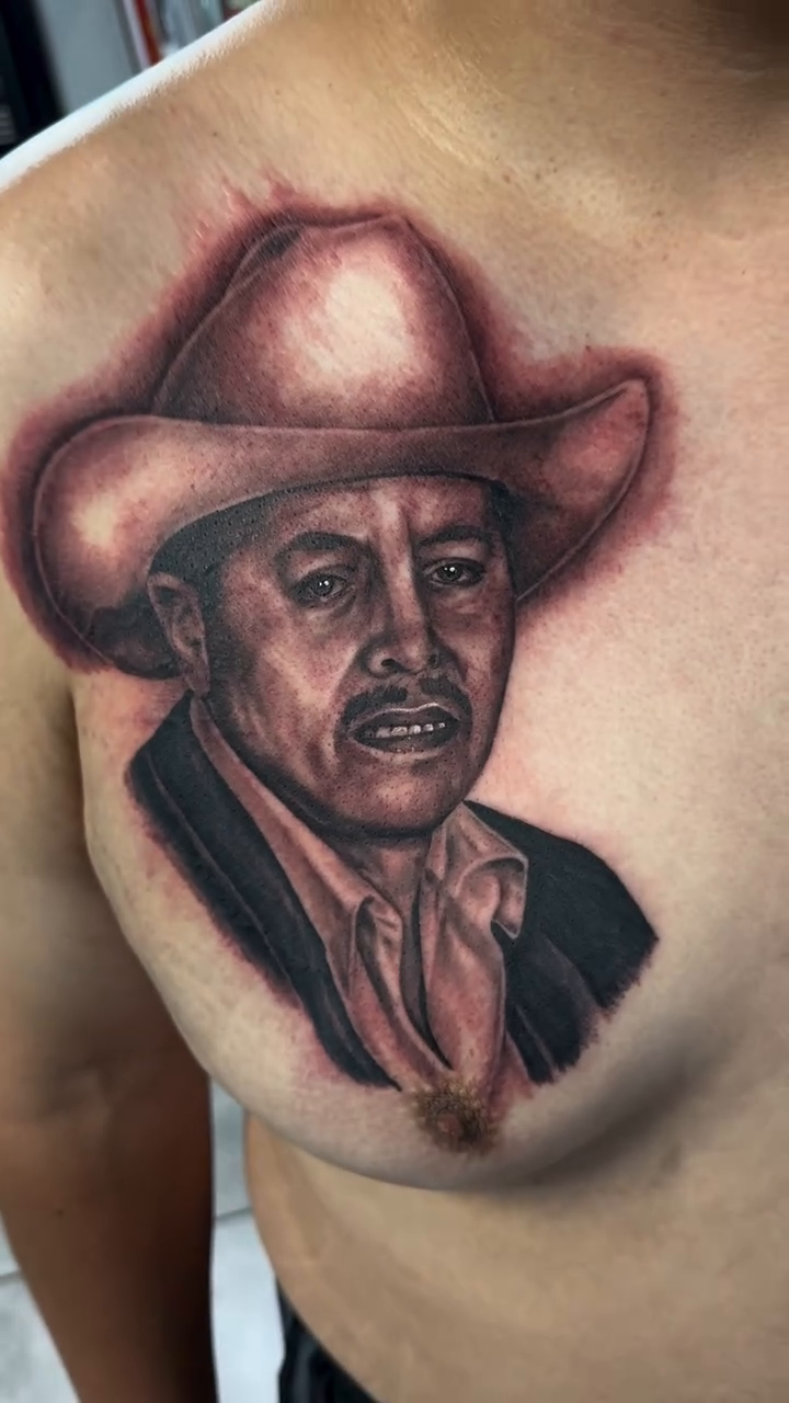 Tattoo by @inktherapy916 — realism, black_and_grey