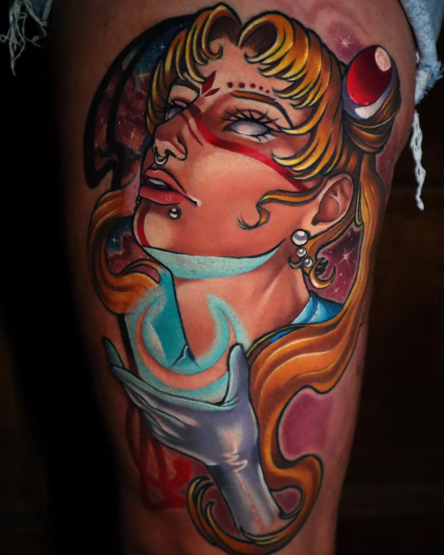 Tattoo by @jojo.mojo.tattoos — american_traditional, dotwork