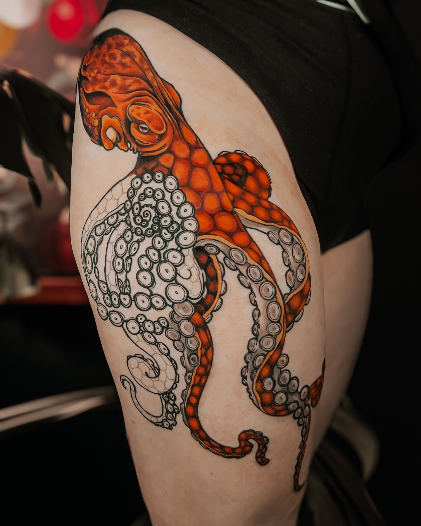 Tattoo by @xandria.tattoos β dotwork, realism