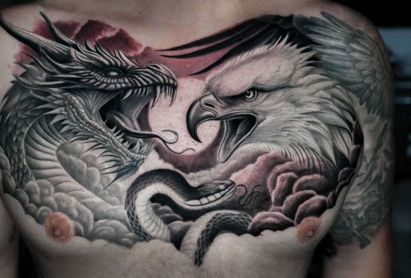 Tattoo by @ember.cesar — realism, black_and_grey