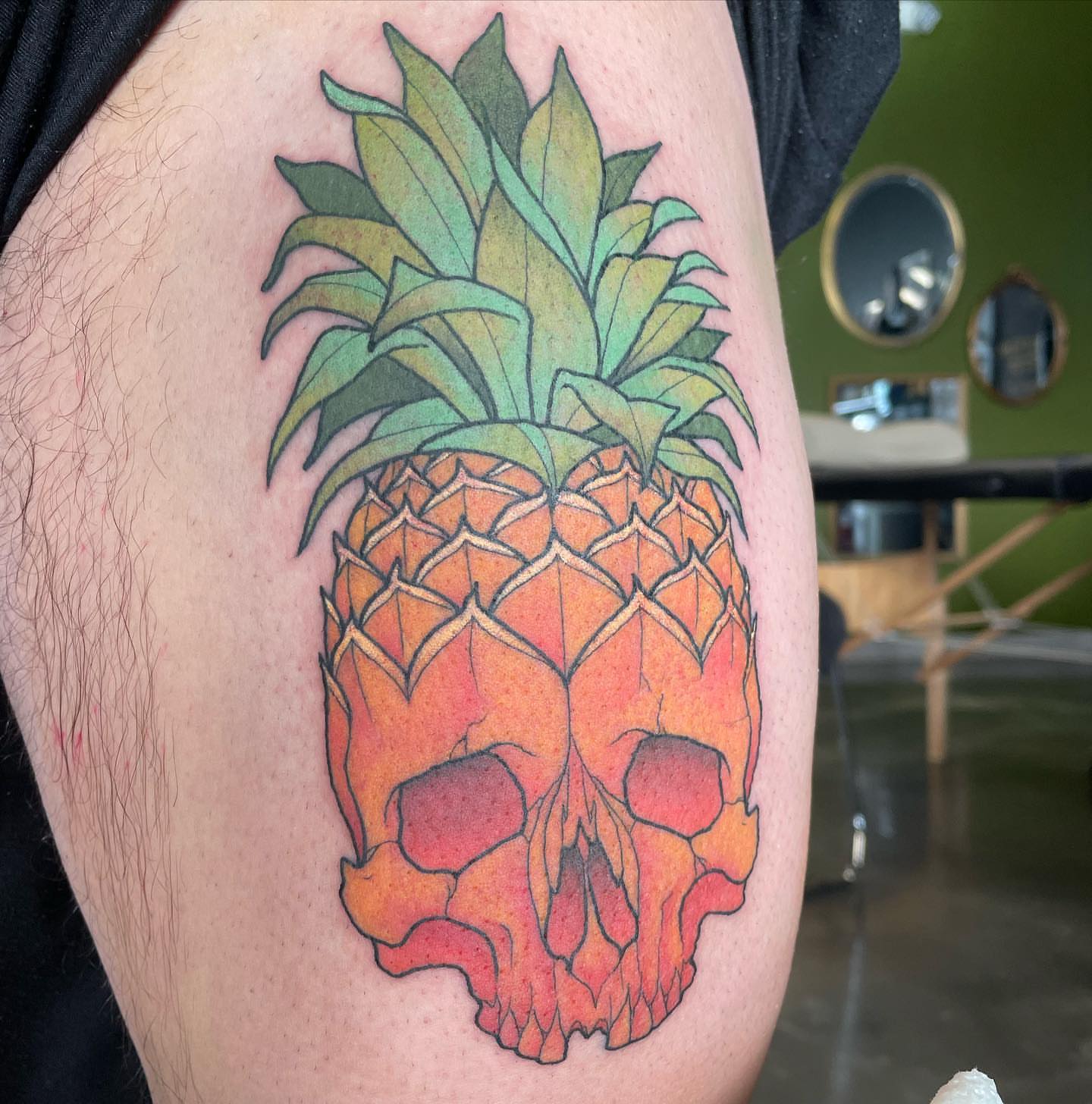 Tattoo by @asfk.art — geometric