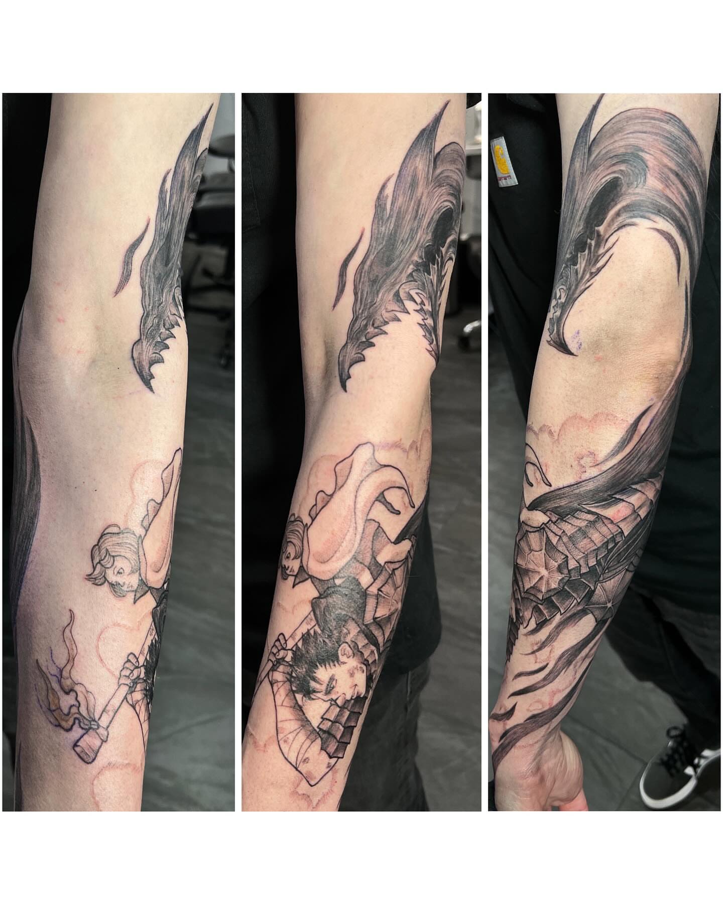 Dragon geometric tattoo on the forearm by ✨ 𝖘𝖙𝖆𝖇 𝖘𝖙𝖆𝖇 𝖘𝖙𝖆𝖇 ✨