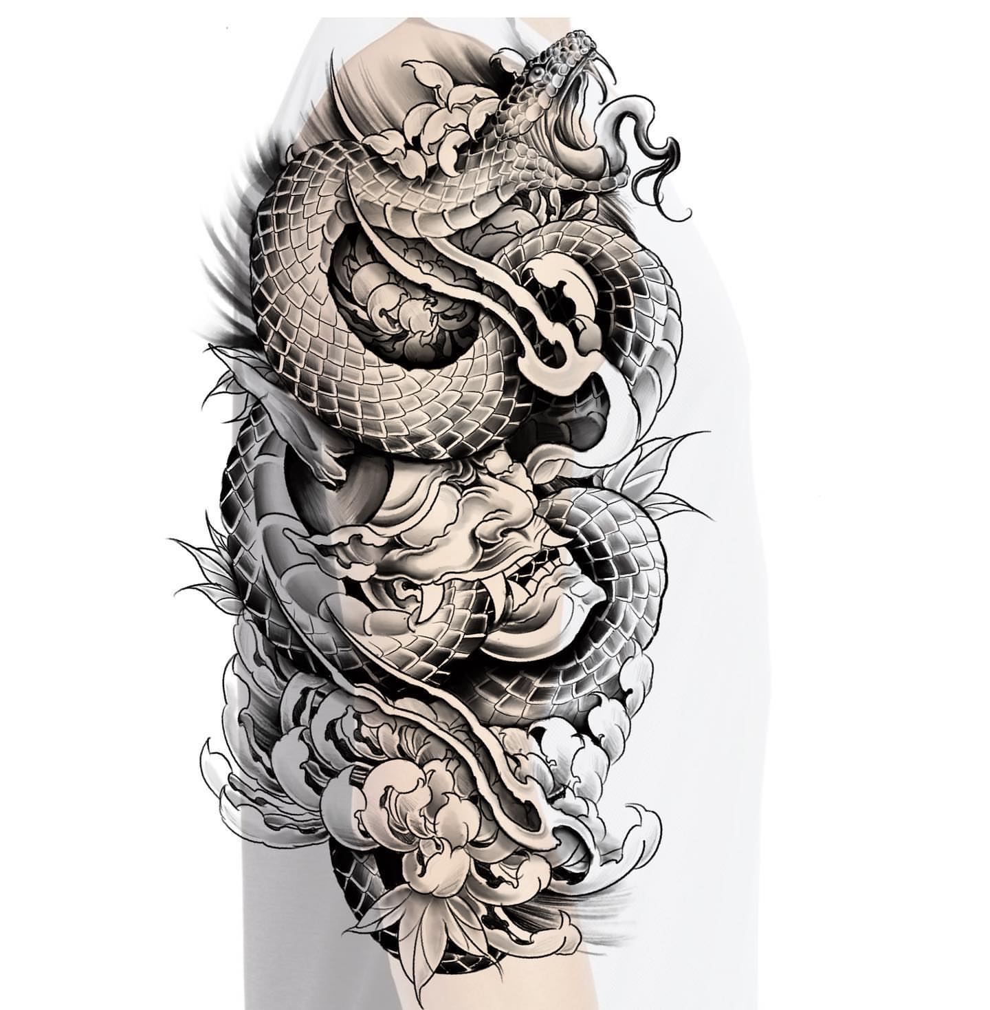 Tattoo by @tiffypxo — japanese_irezumi