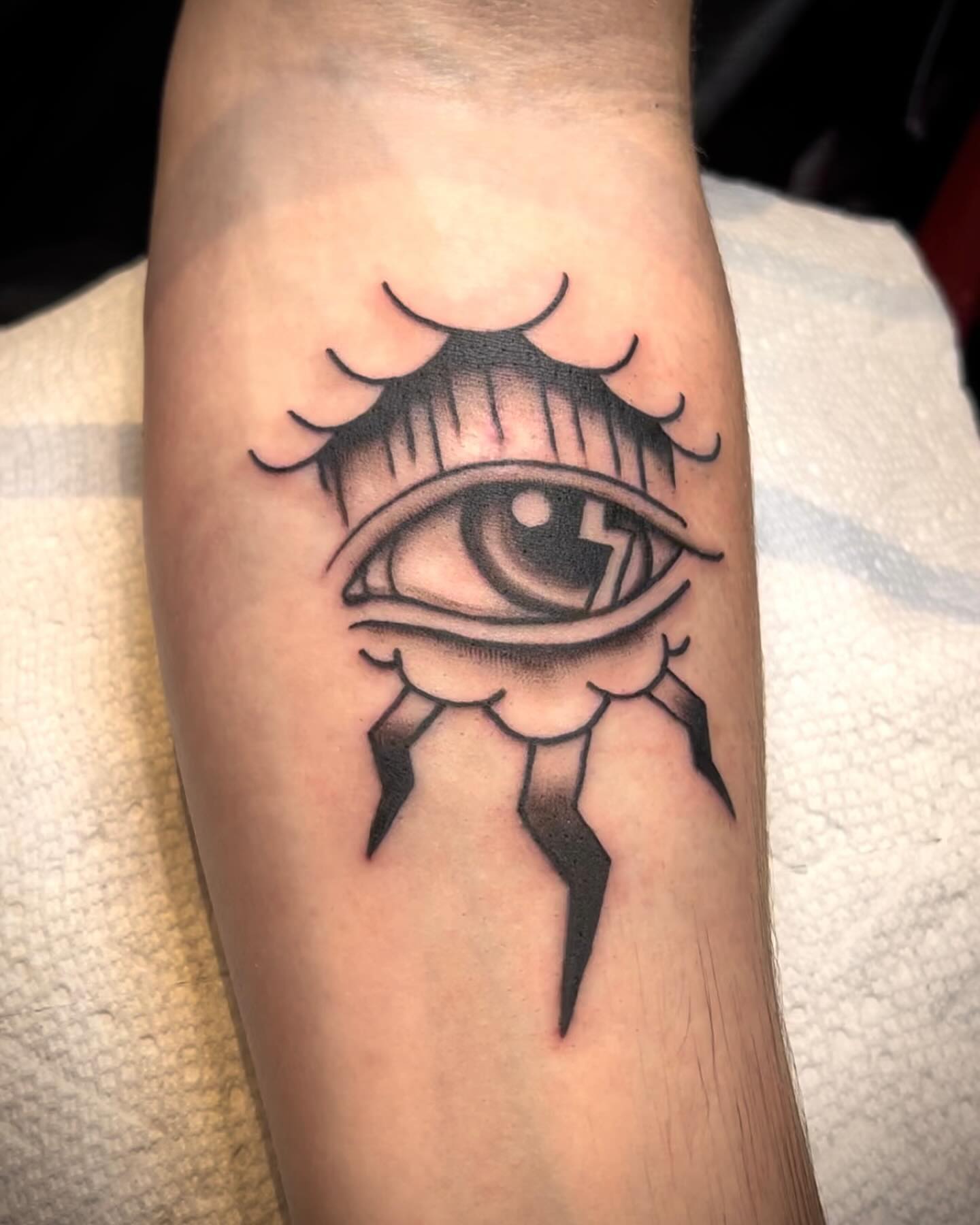 Tattoo by @jolieetattoo — black_and_grey