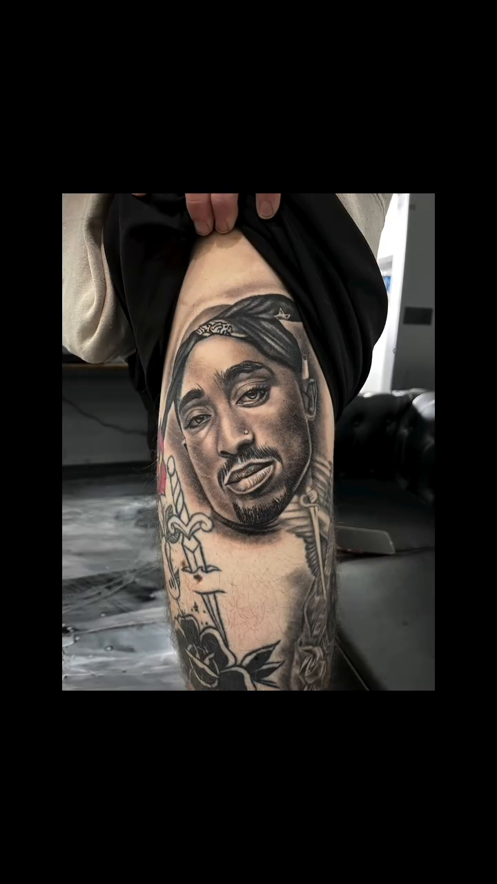 Tattoo by @a5ink — realism, black_and_grey