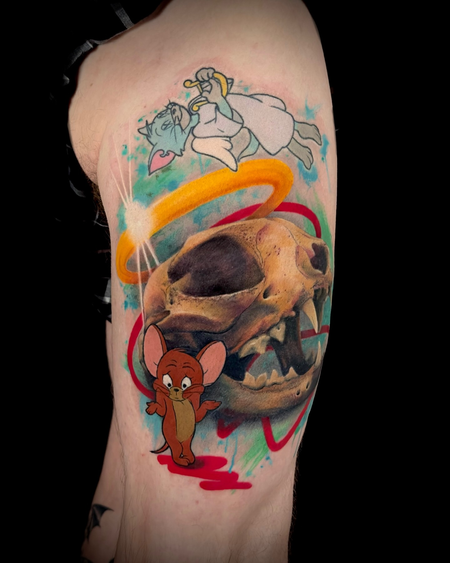 Tattoo by @niclunatattoo — realism, watercolor