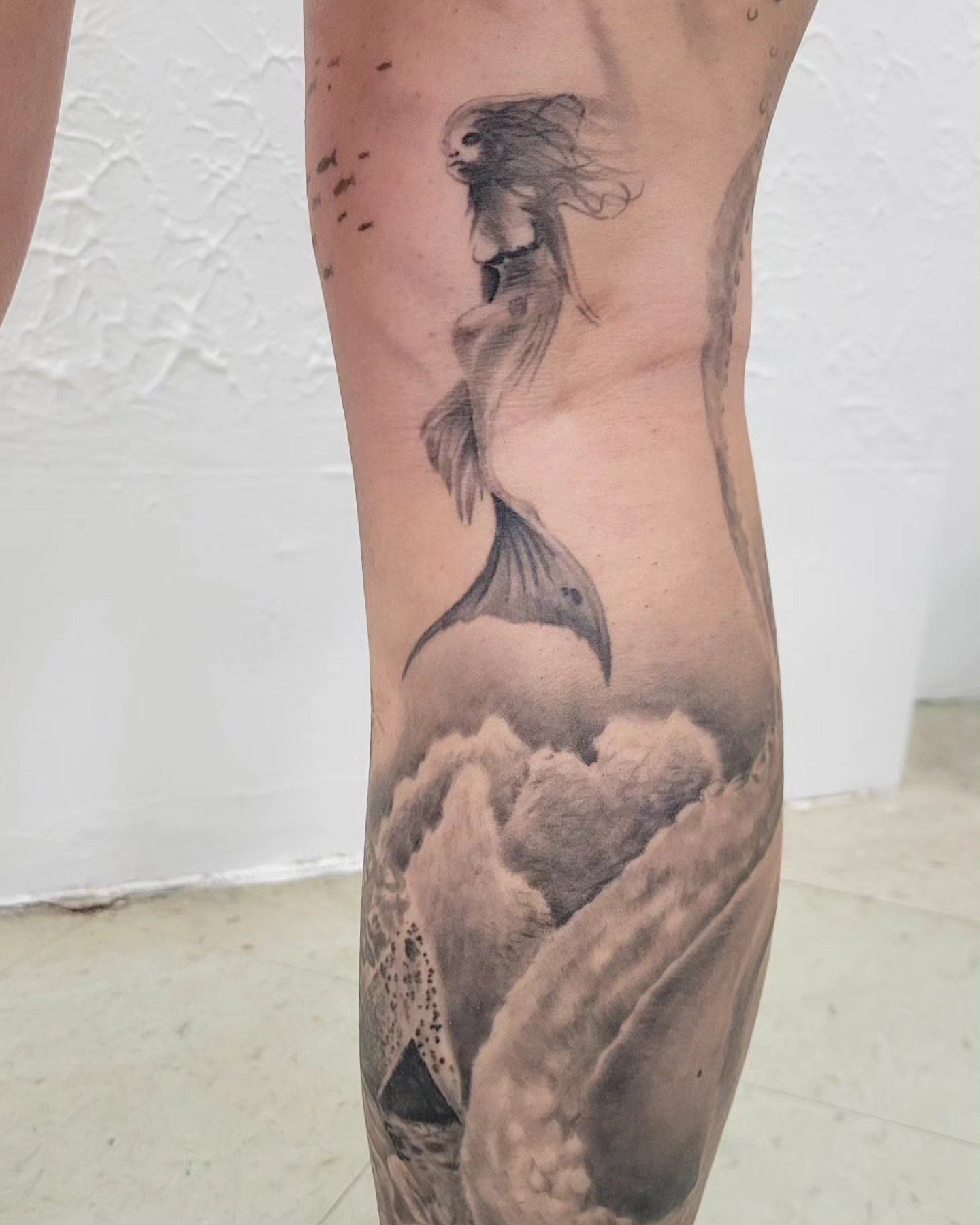 Tattoo by @lizvonborden — realism, black_and_grey