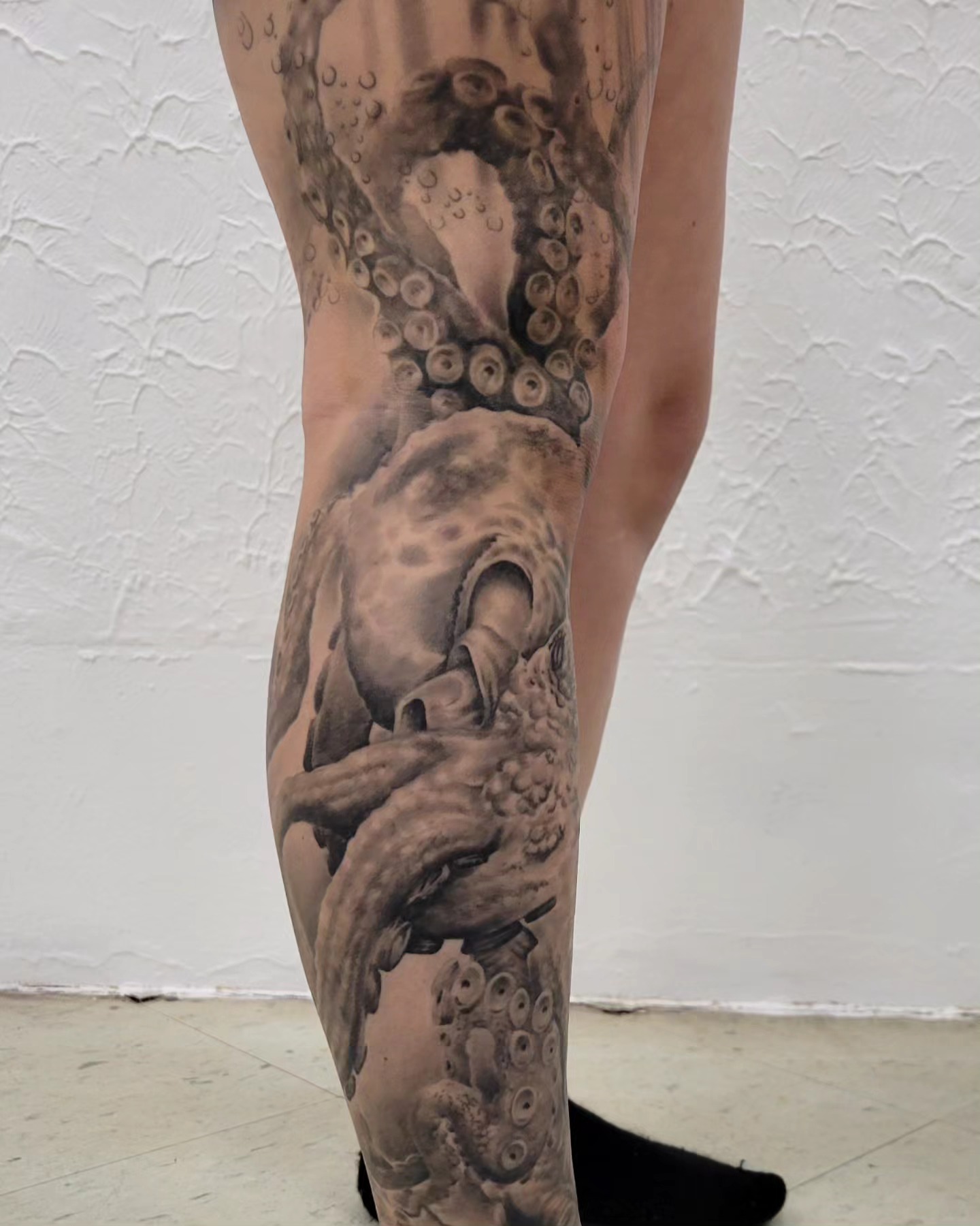 Tattoo by @lizvonborden — realism, black_and_grey