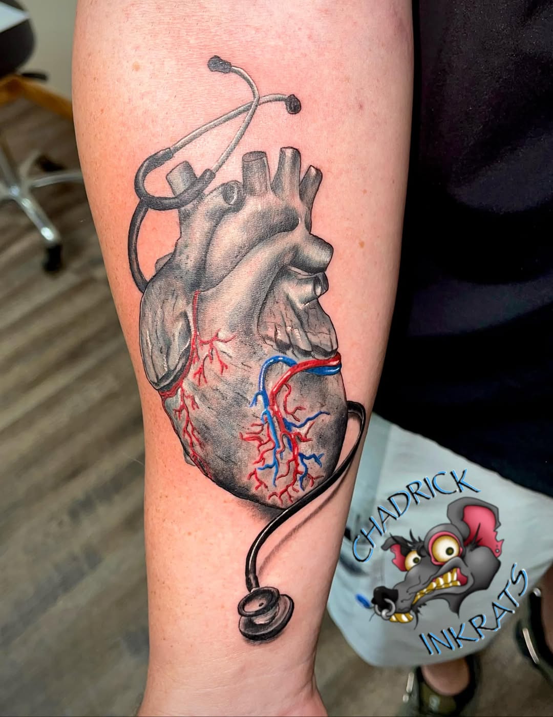 Tattoo by @tattoosbychadrick — realism, black_and_grey