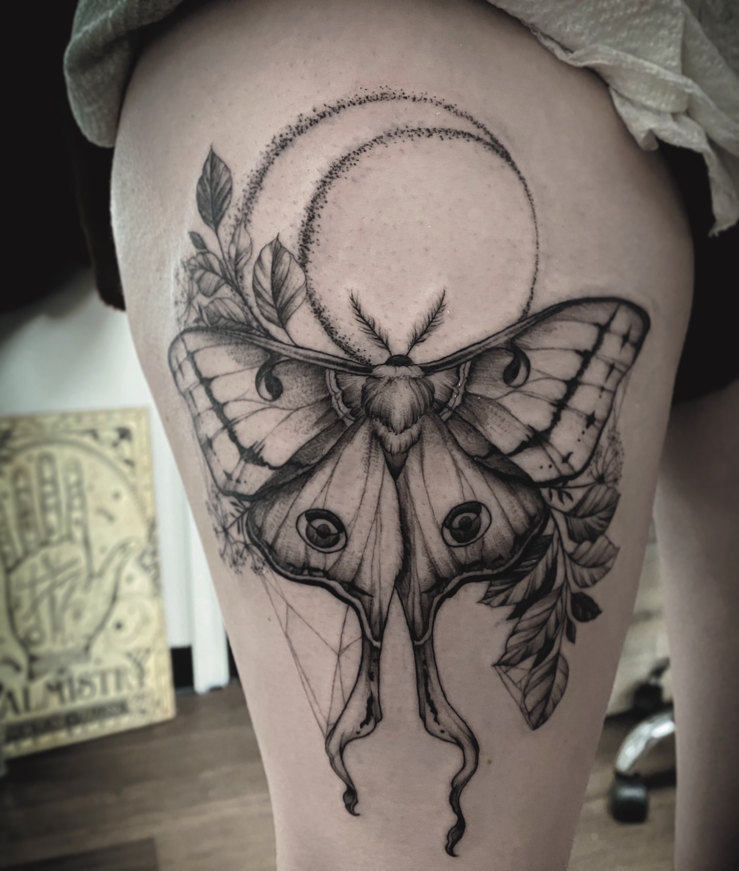 Tattoo by @jenpetronella — dotwork, realism