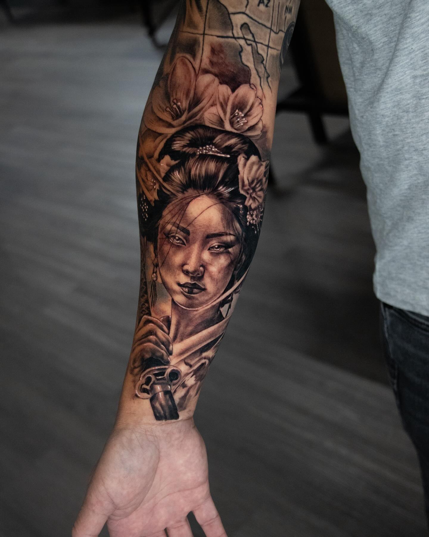 Tattoo by @alex_suarez303 — realism, black_and_grey